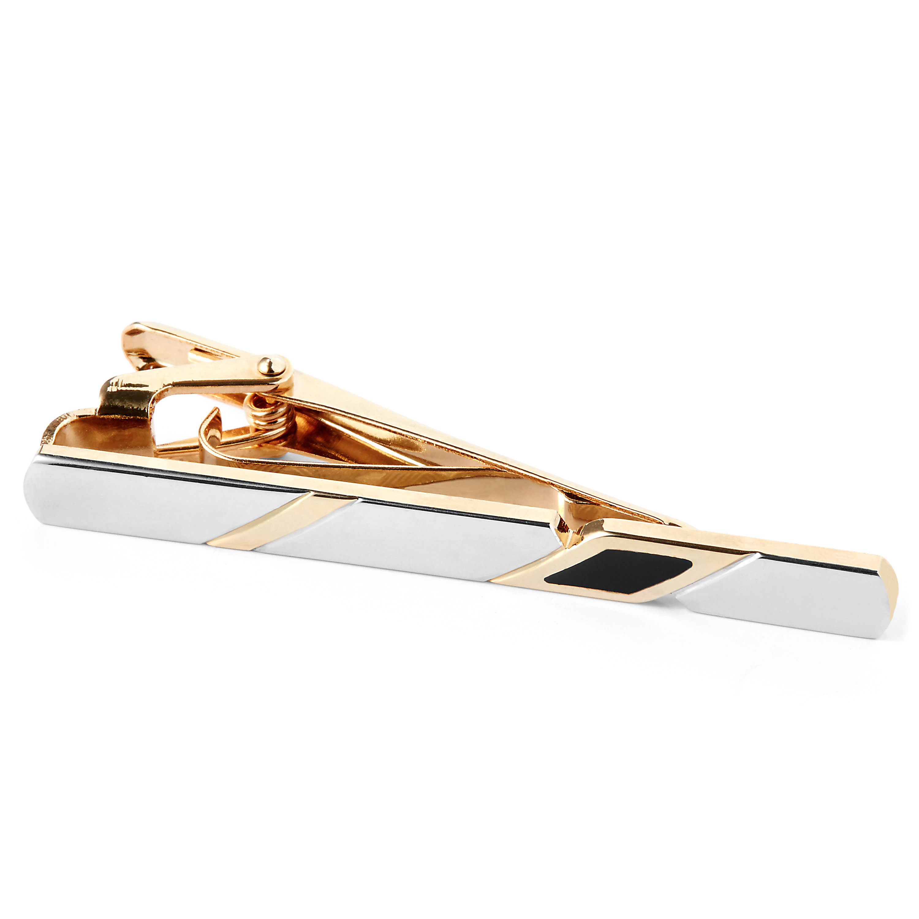 Tri-Coloured Classic Tie Clip - 3