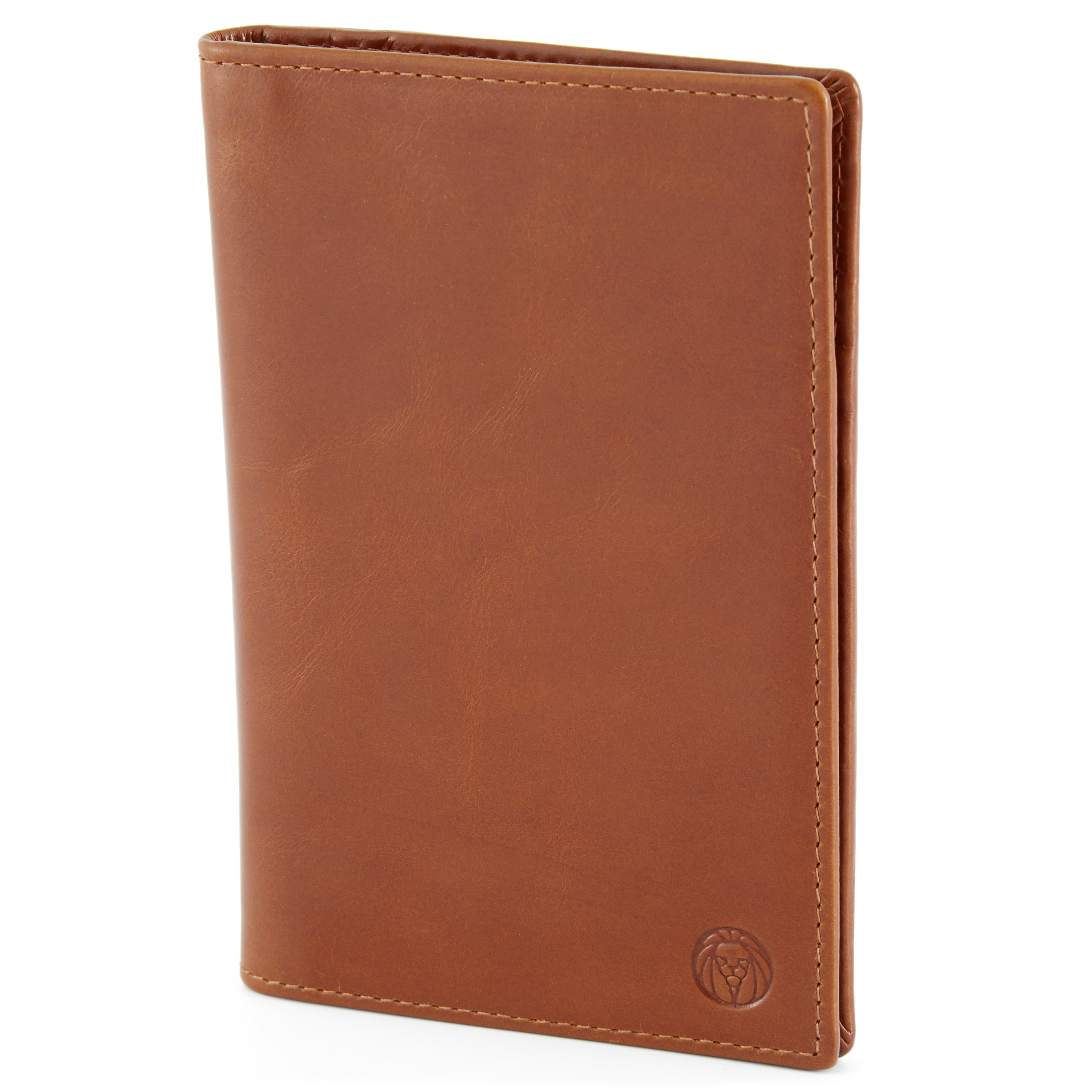 Lysebrun Jasper Passlommebok av Skinn - 1