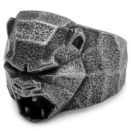 Mack szürke gorillafejes acélgyűrű