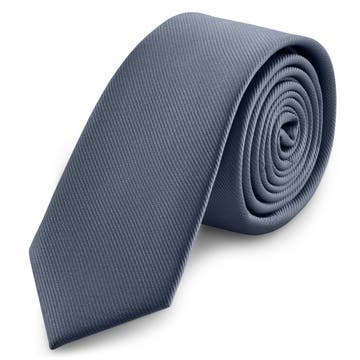 6 cm Graphit Grosgrain Skinny Krawatte