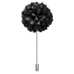 Magnolia | Black Flower Lapel Pin
