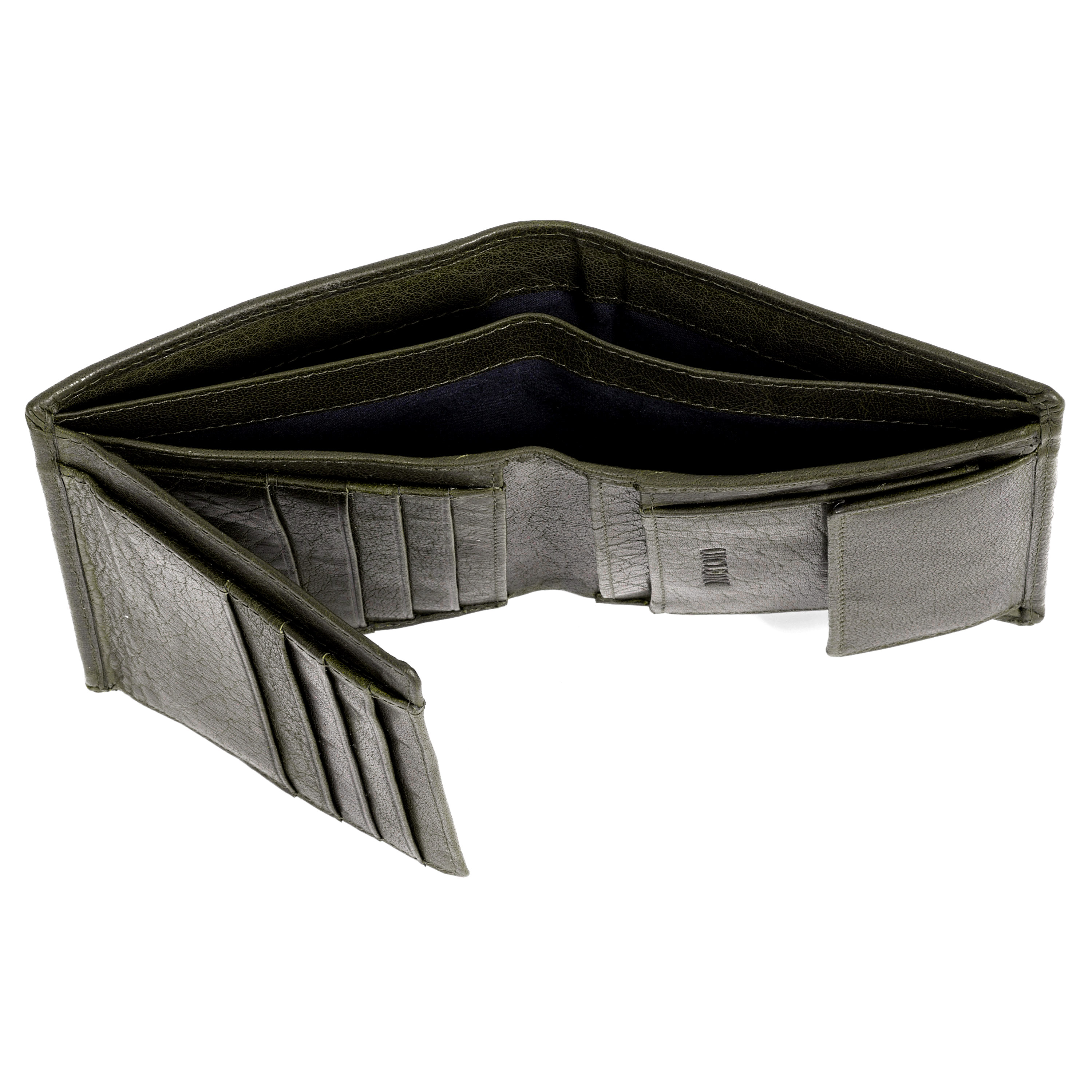 Montreal Rustic Olive RFID Leather Wallet - 7