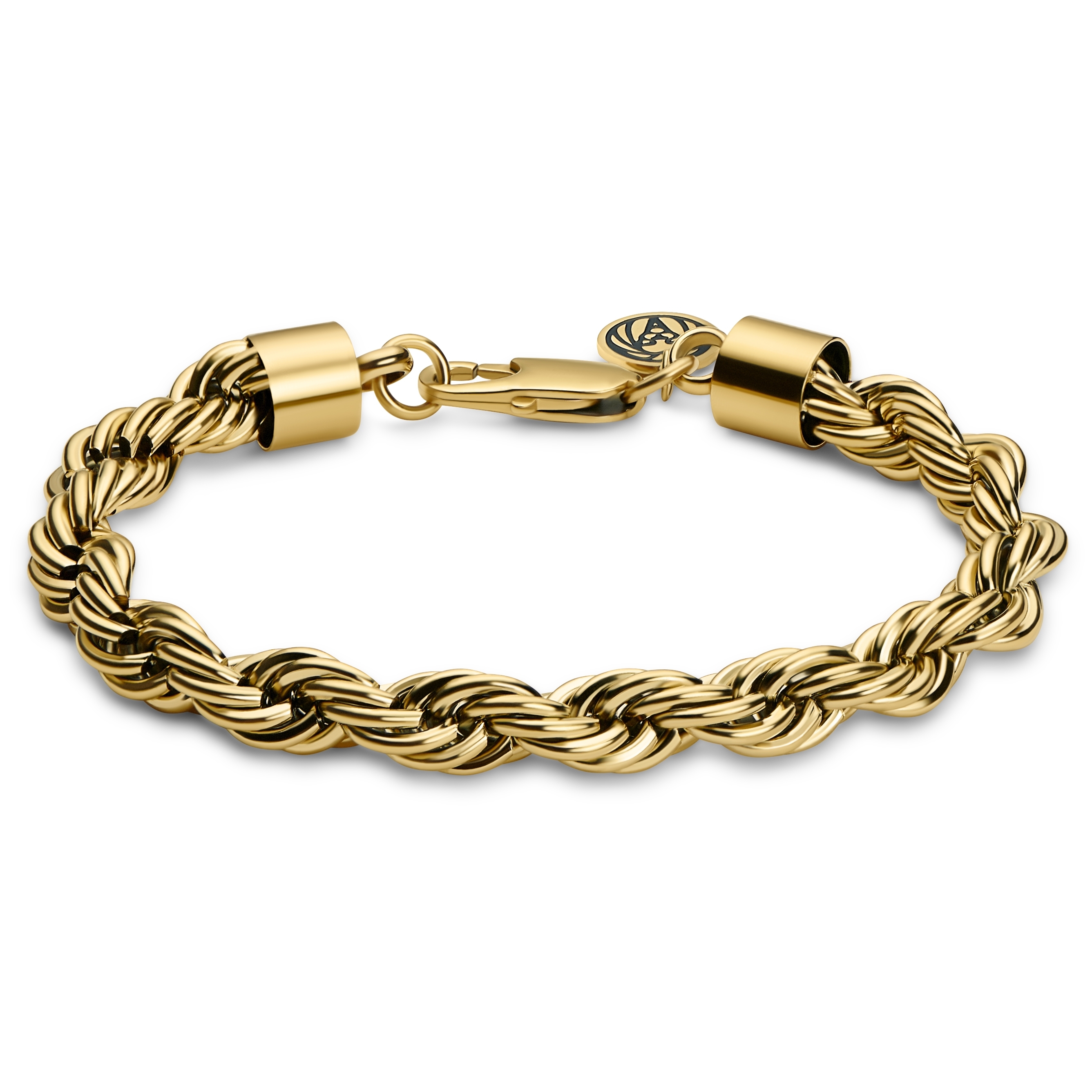 Essentials Jewels Thin Rope Bracelet - Gold