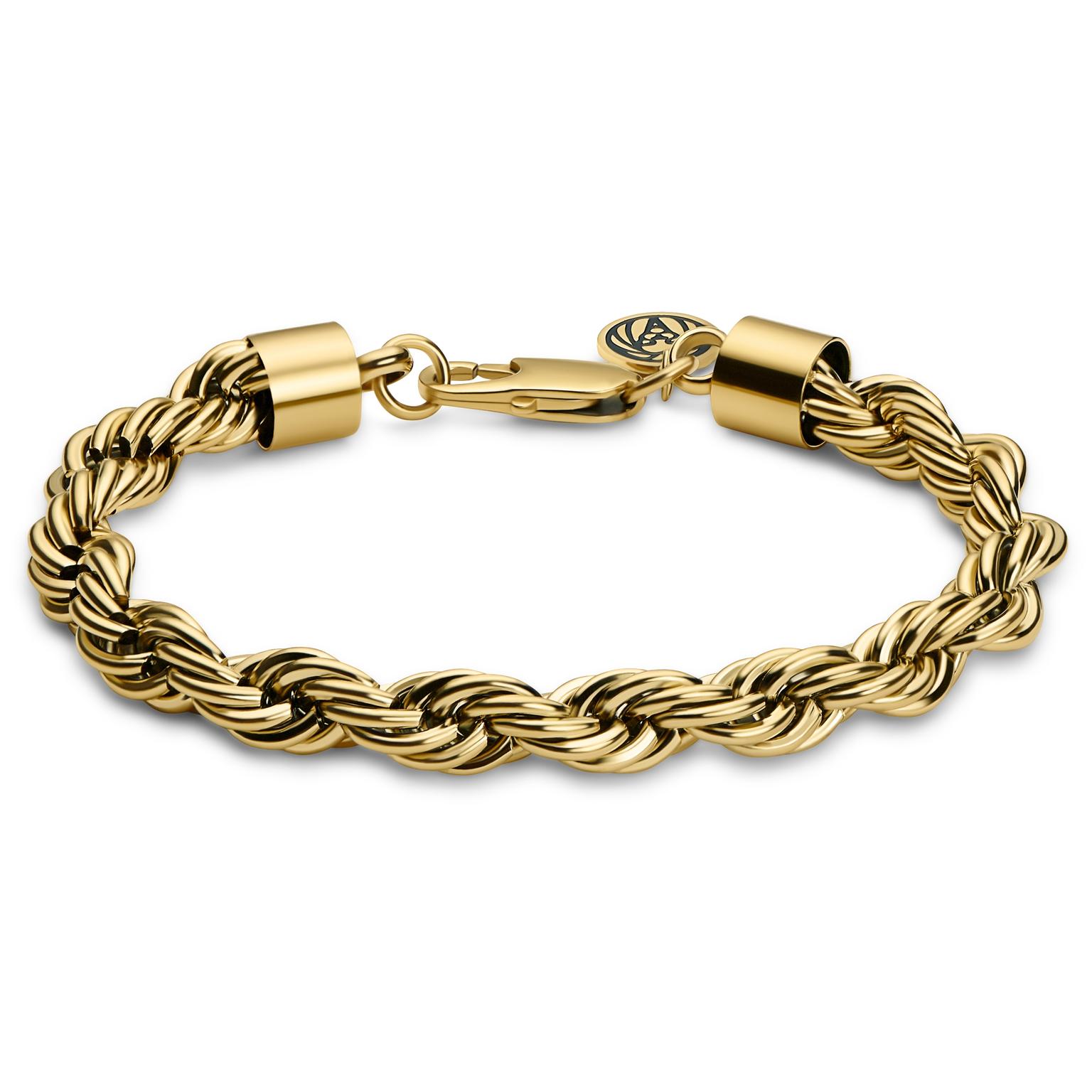 Essentials | 8 mm Guldfärgat Repkedjearmband Essentials | 8 mm Guldfärgat Repkedjearmband