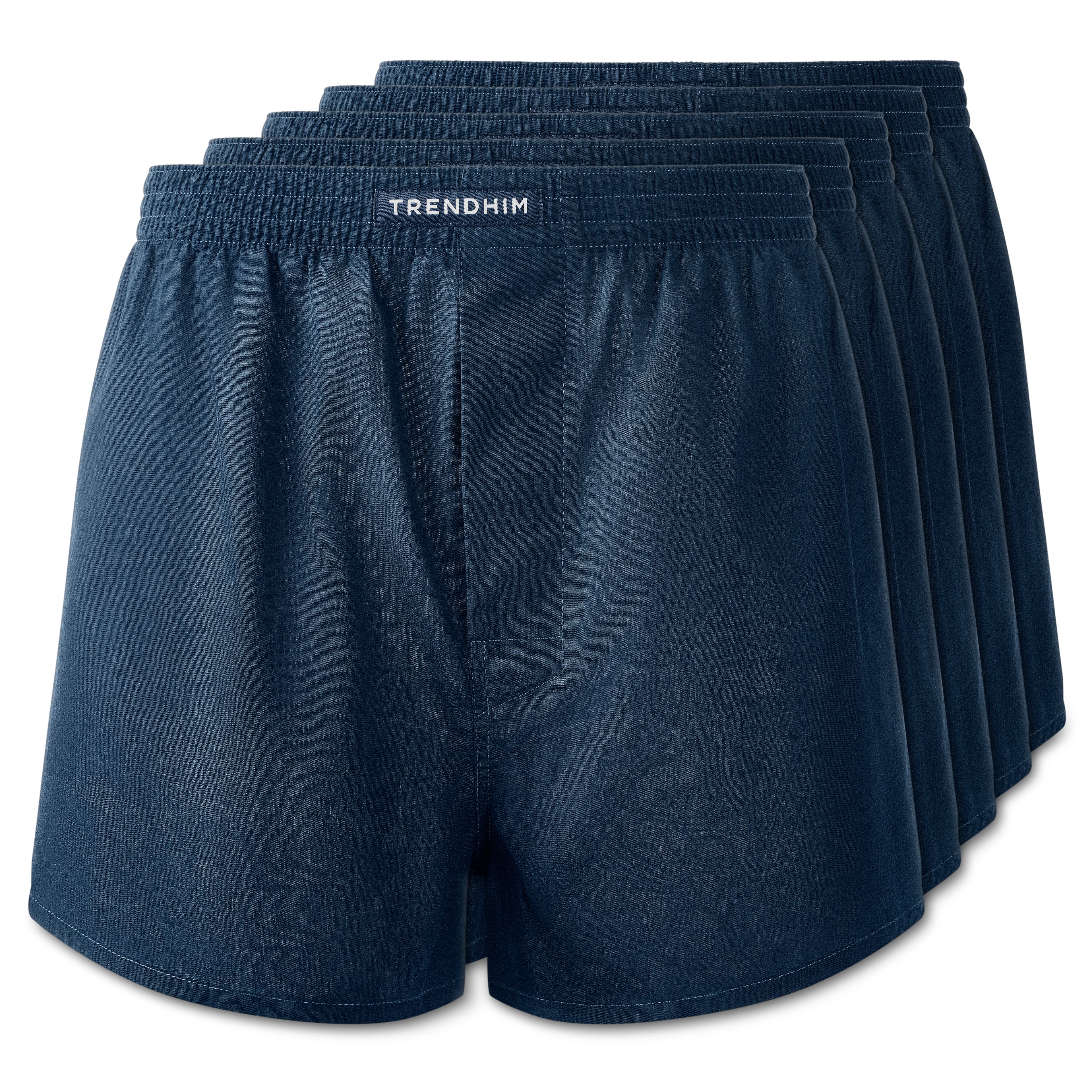 AirFeel | 5-Pak Løstsiddende Kongeblå Boxershorts i Bomuld AirFeel | 5-Pak Løstsiddende Kongeblå Boxershorts i Bomuld