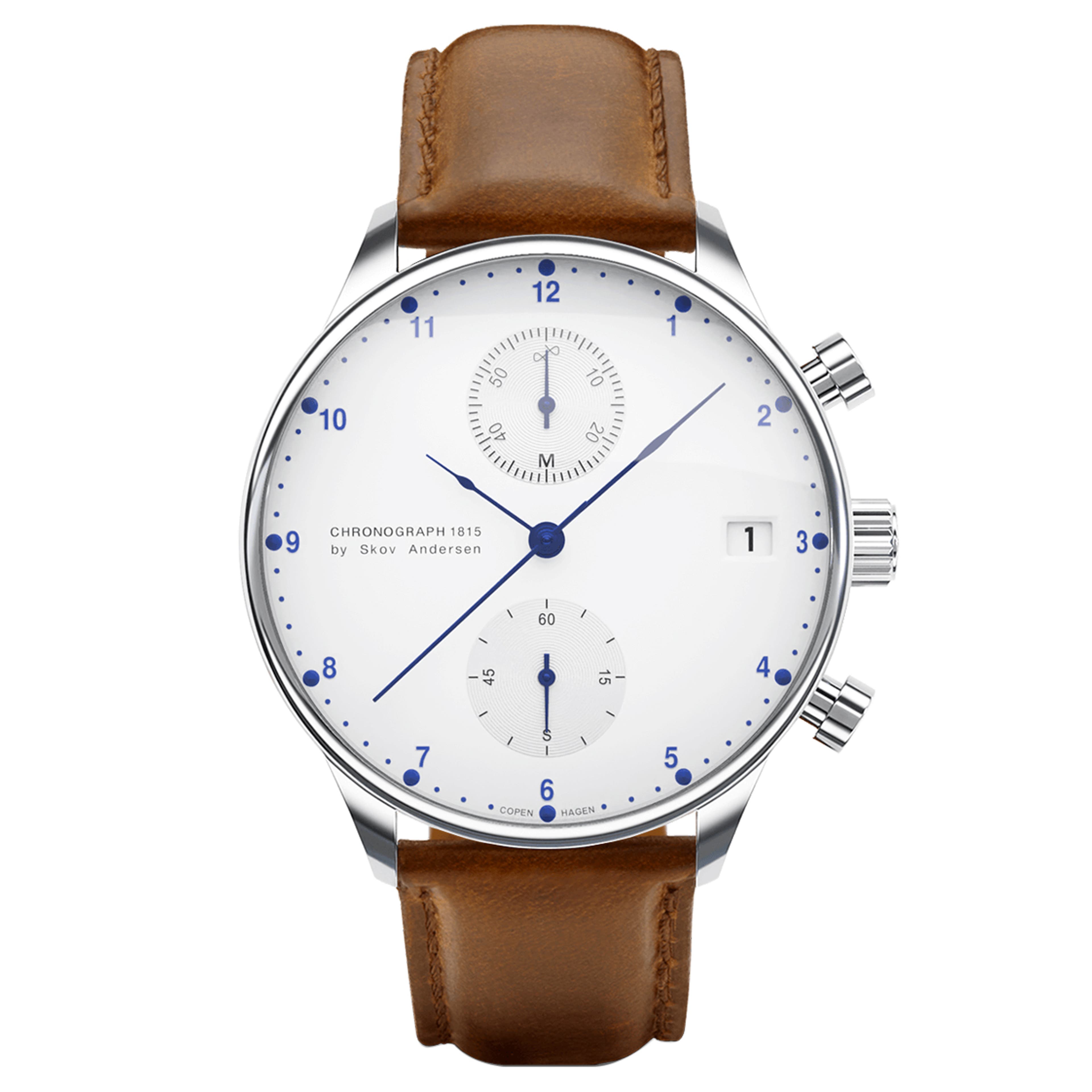 1815 Chronograph | Surgical Steel & White 1815 Chronograph | Surgical Steel & White
