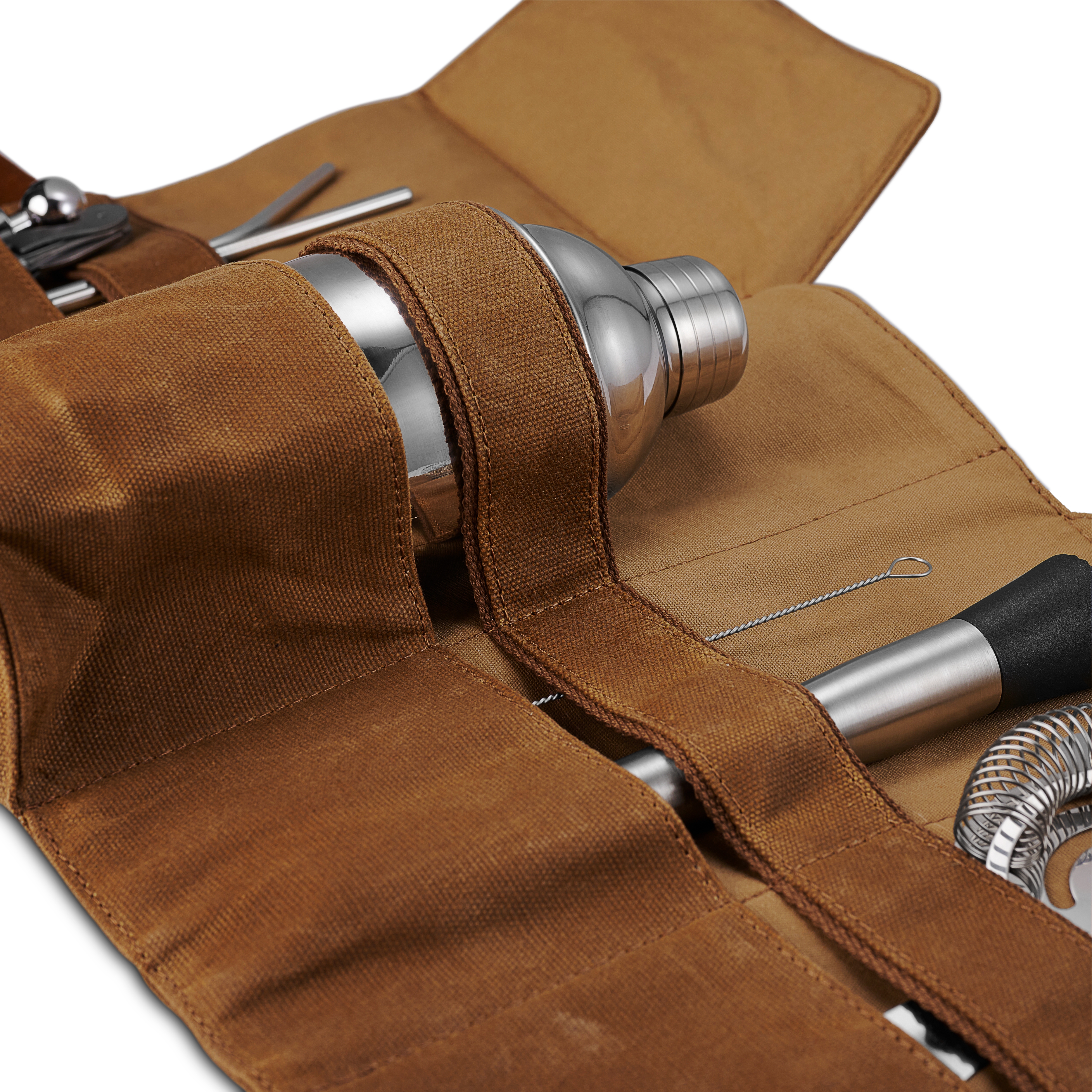 Khaki taška na náčinie pre barmana - 3