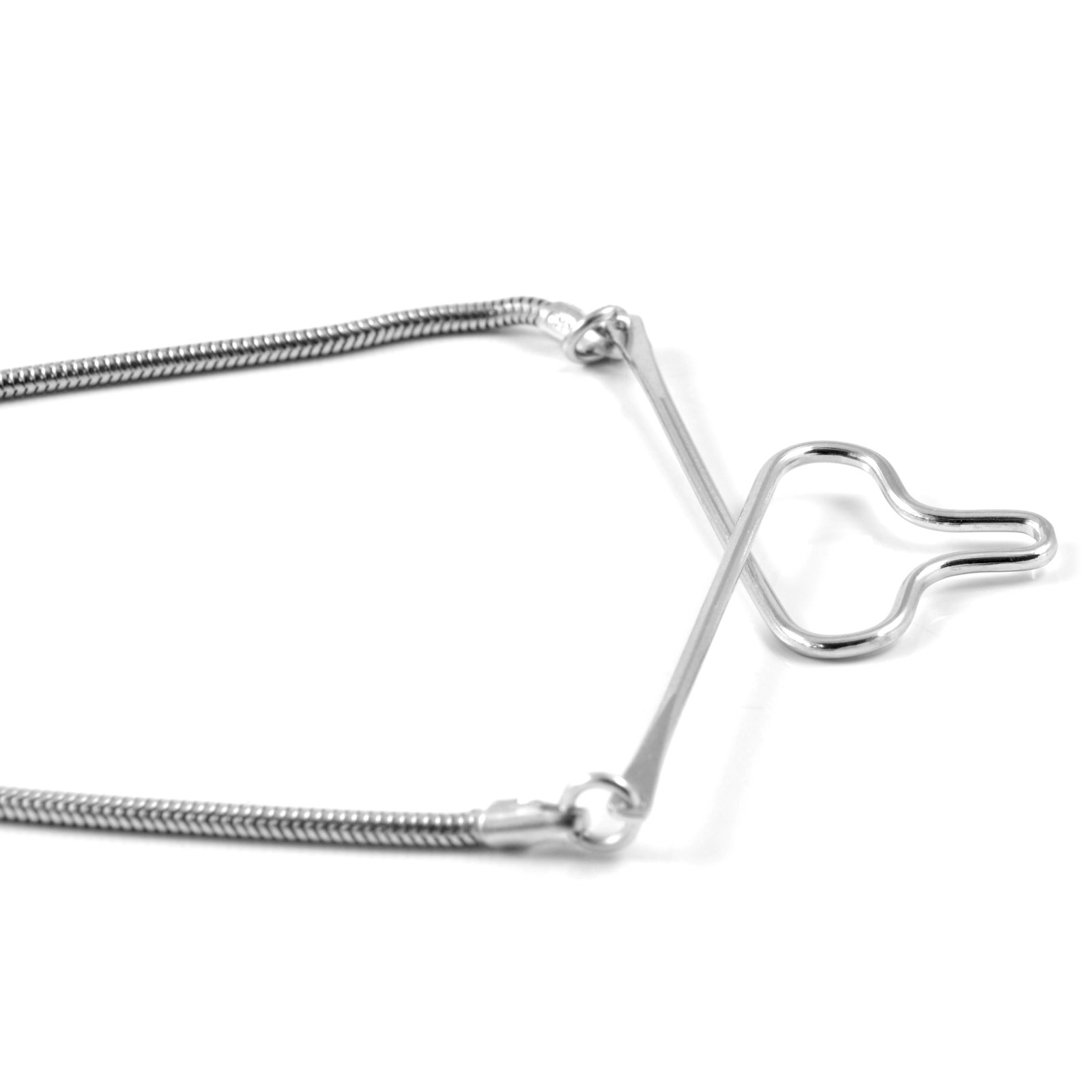 Krawattenkette im Schlangenkettenstil - 2