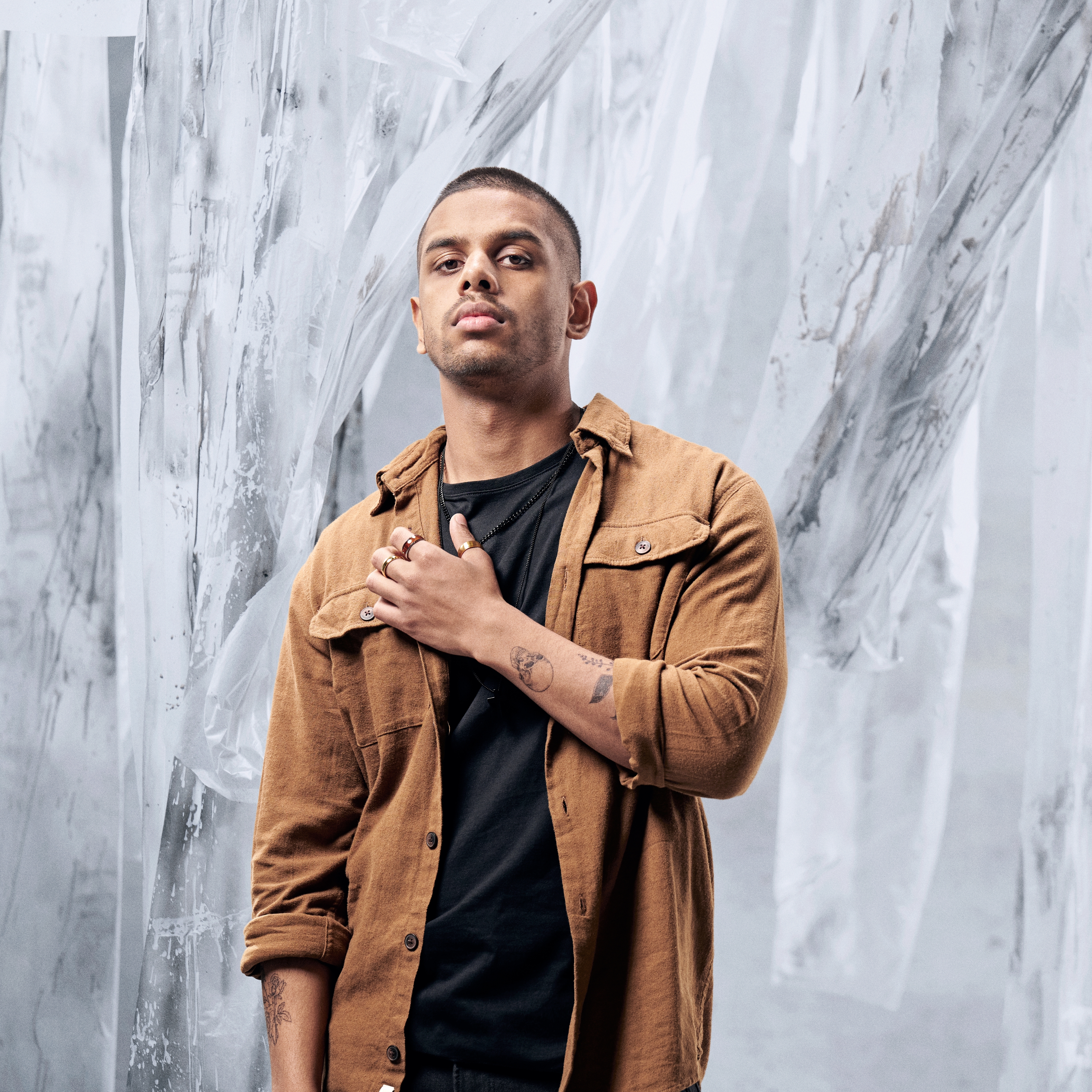 Златист титанов пръстен Aesop Louis - 5