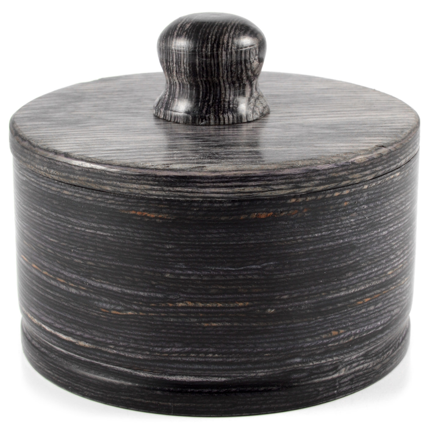 Bol negru pentru bărbierit din lemn laminat - 1