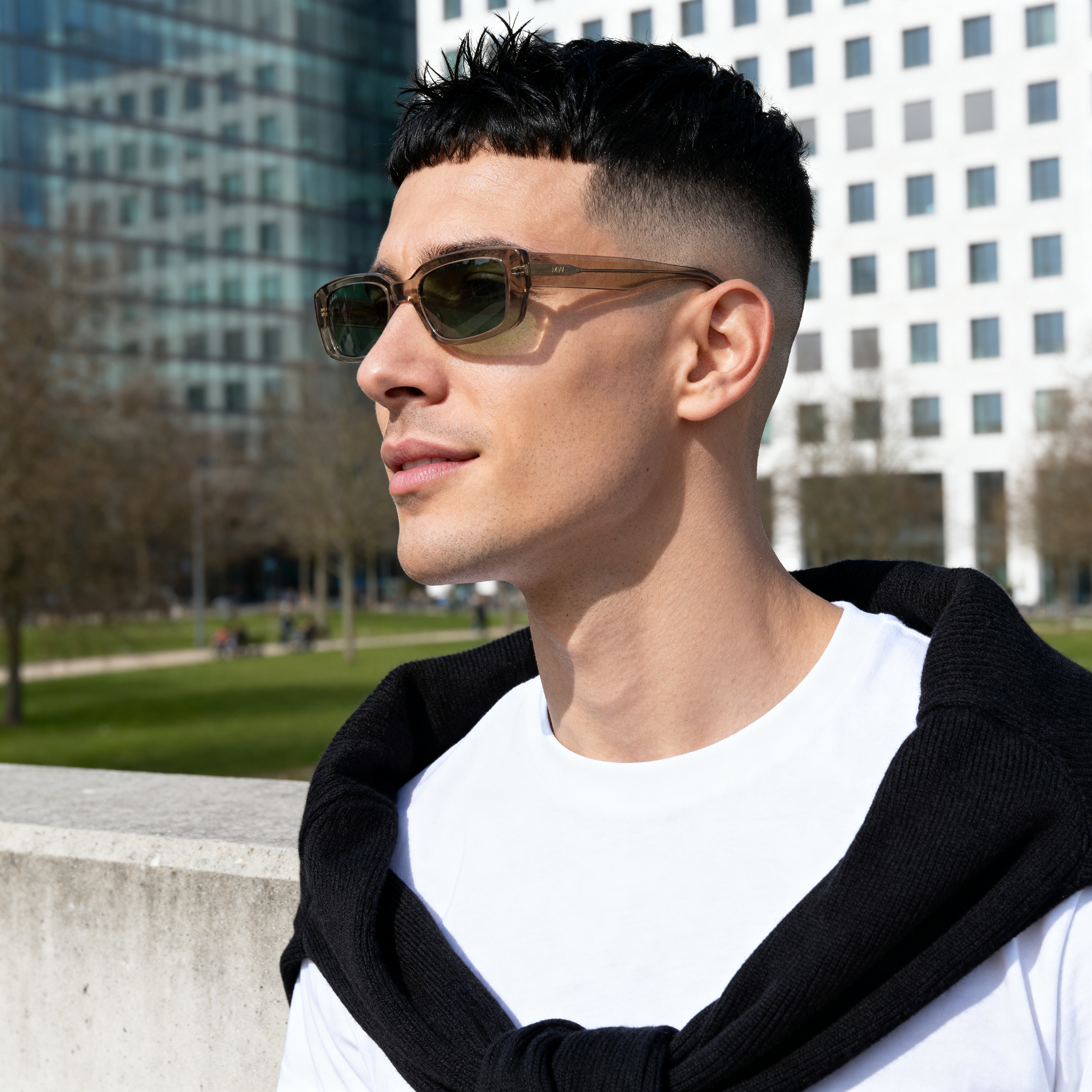 MessyWeekend | GRACE със светлокафява рамка и бутилковозелени стъкла - 3