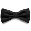 Black Pre-Tied Grosgrain Bow Tie Black Pre-Tied Grosgrain Bow Tie