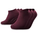 TrueFeel | Meias Curtas Premium Carmesim-escuro em Algodão - Lote de 3 TrueFeel | Meias Curtas Premium Carmesim-escuro em Algodão - Lote de 3