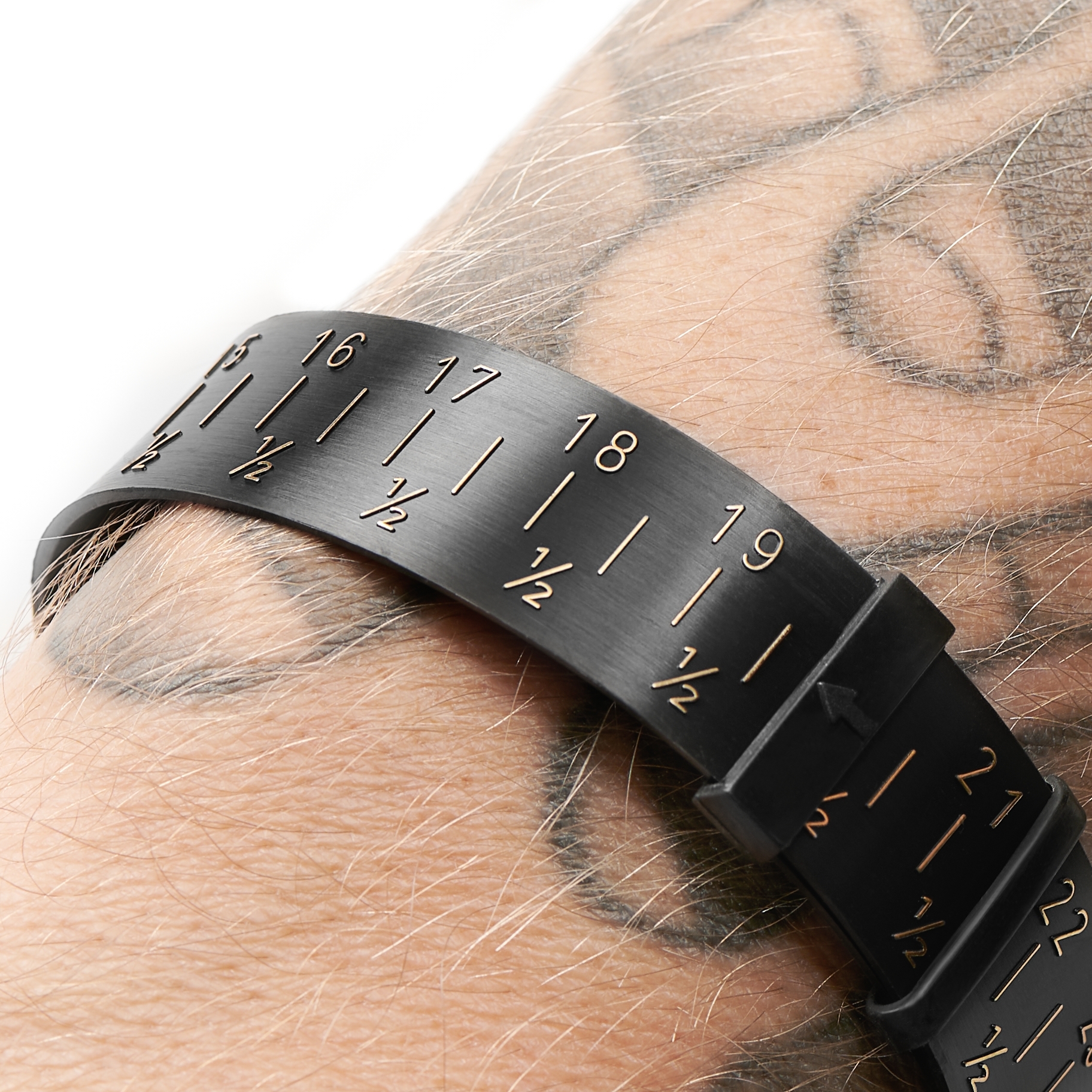 Sort Armbånd Størrelsesbelte - EU størrelser - 4