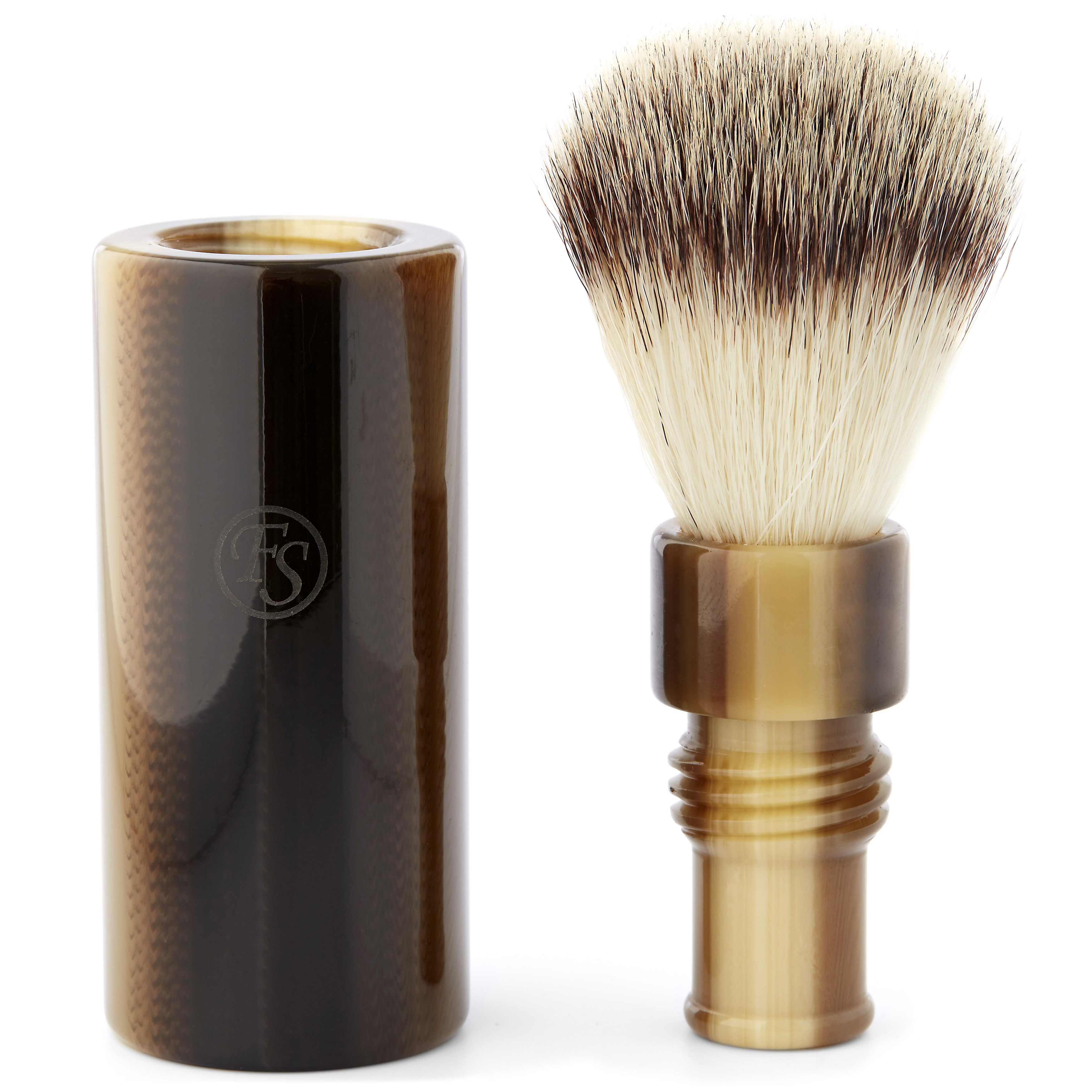 Rejsebarberkost i Syntetisk Horn - 1