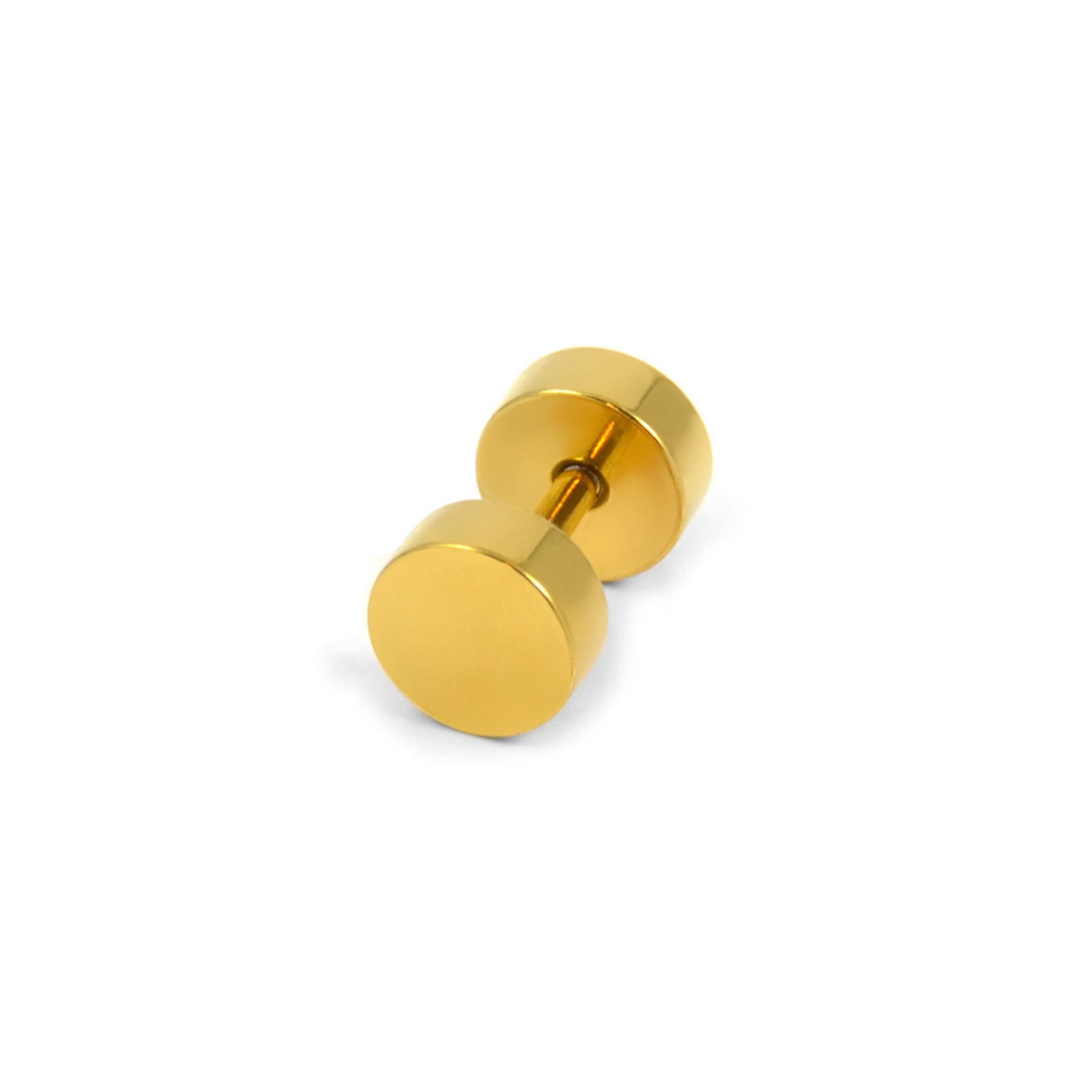 Brincos Dourados de 4 mm