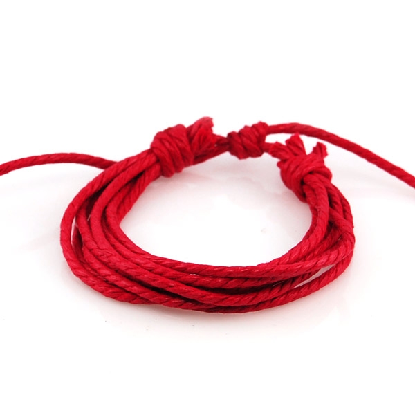 Rødt Snorarmbånd - 1