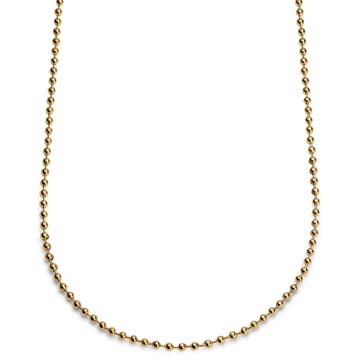 Essentials | 1/5" (4 mm) Gold-Tone Ball Chain Necklace Essentials | 1/5" (4 mm) Gold-Tone Ball Chain Necklace