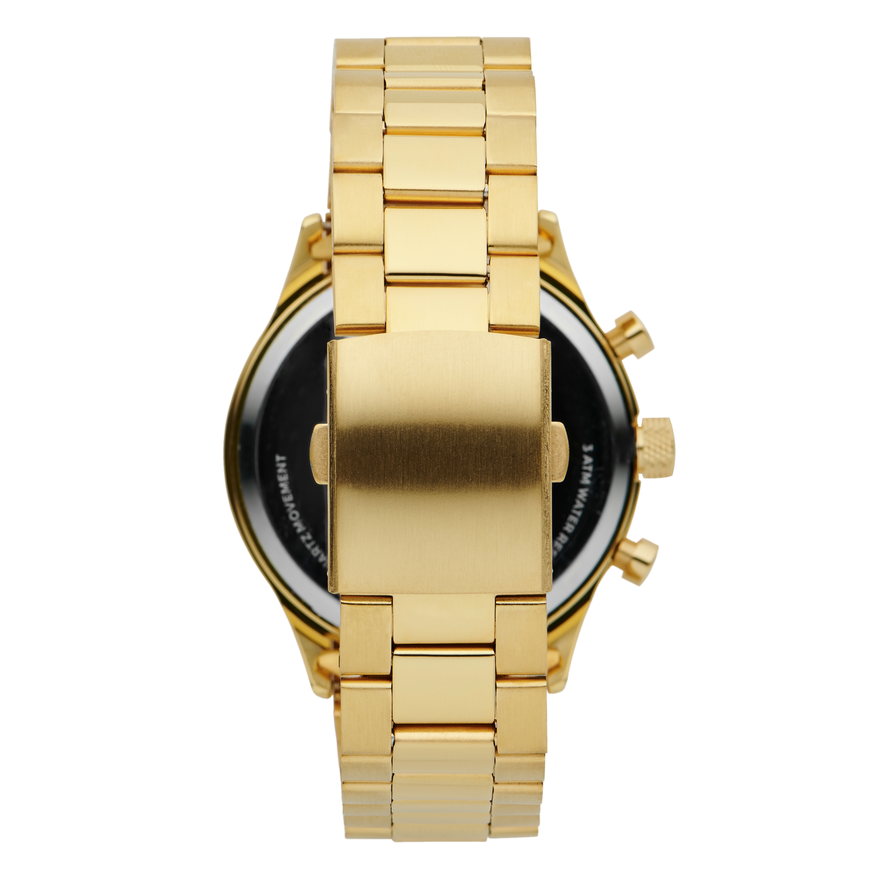 haru金 Troika | Gold-Tone Stainless Steel Dual-Time Watch With Gold