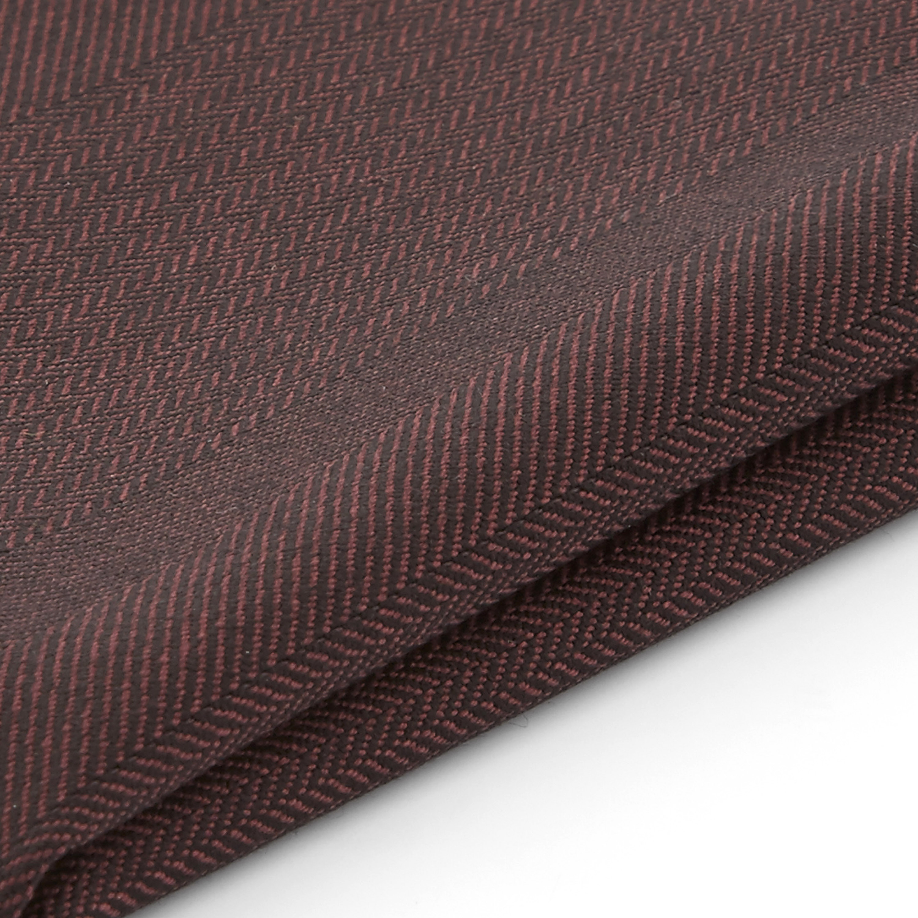 Fazzoletto da taschino marrone con motivo  - 2