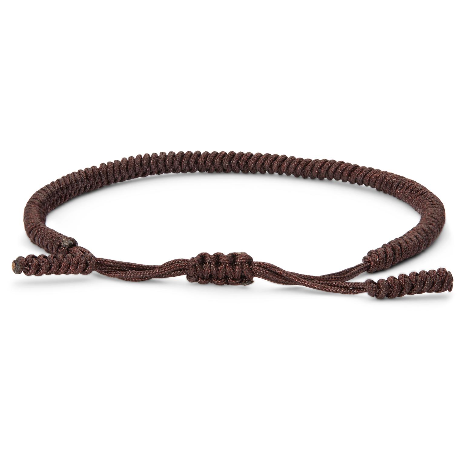 Whit Brunt Armbånd med Lykkeknute Whit Brunt Armbånd med Lykkeknute