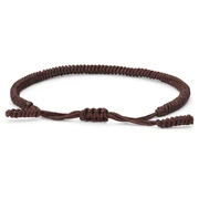 Whit Brunt Armbånd med Lykkeknute Whit Brunt Armbånd med Lykkeknute