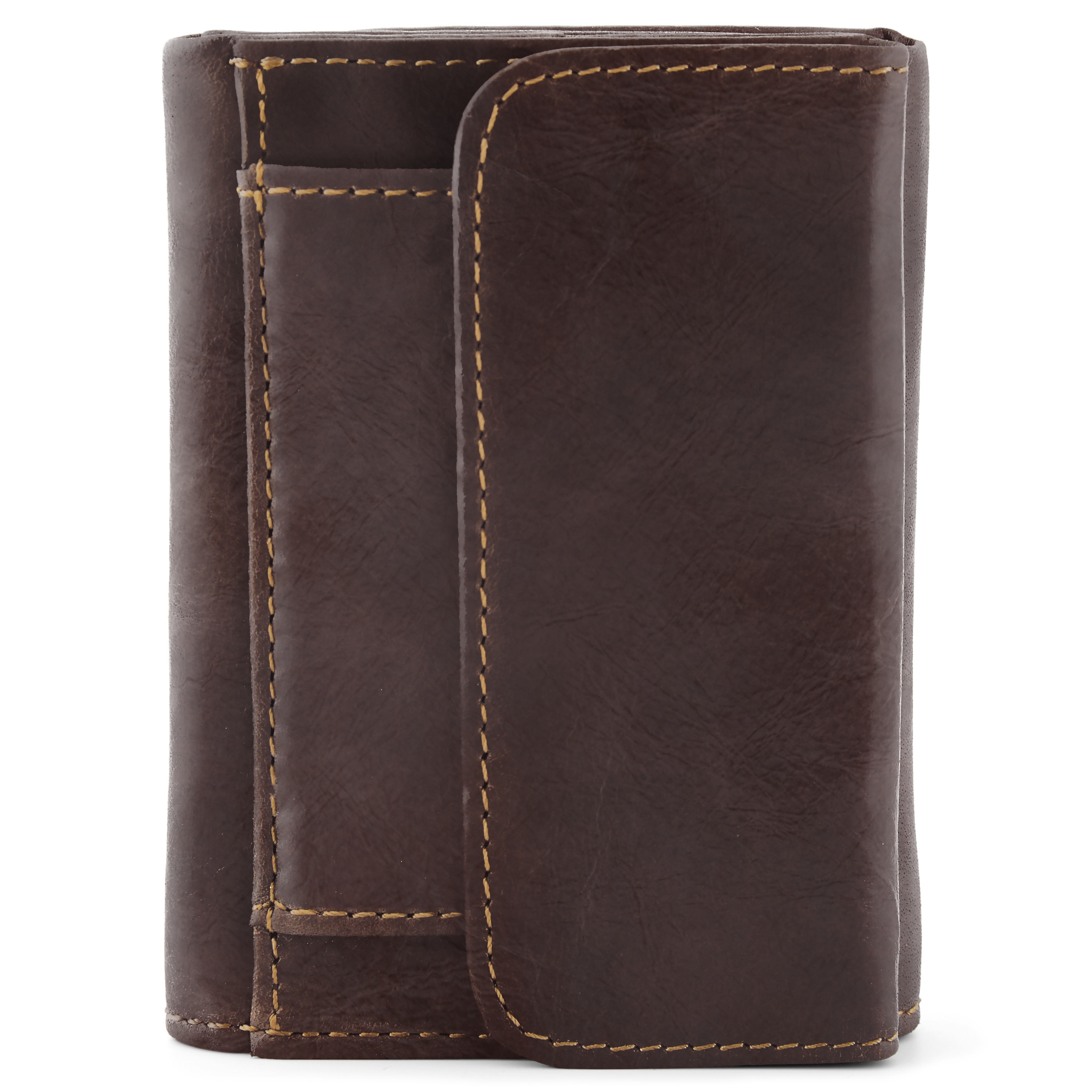 Mockabrun Tredelad RFID Plånbok i skinn - 4