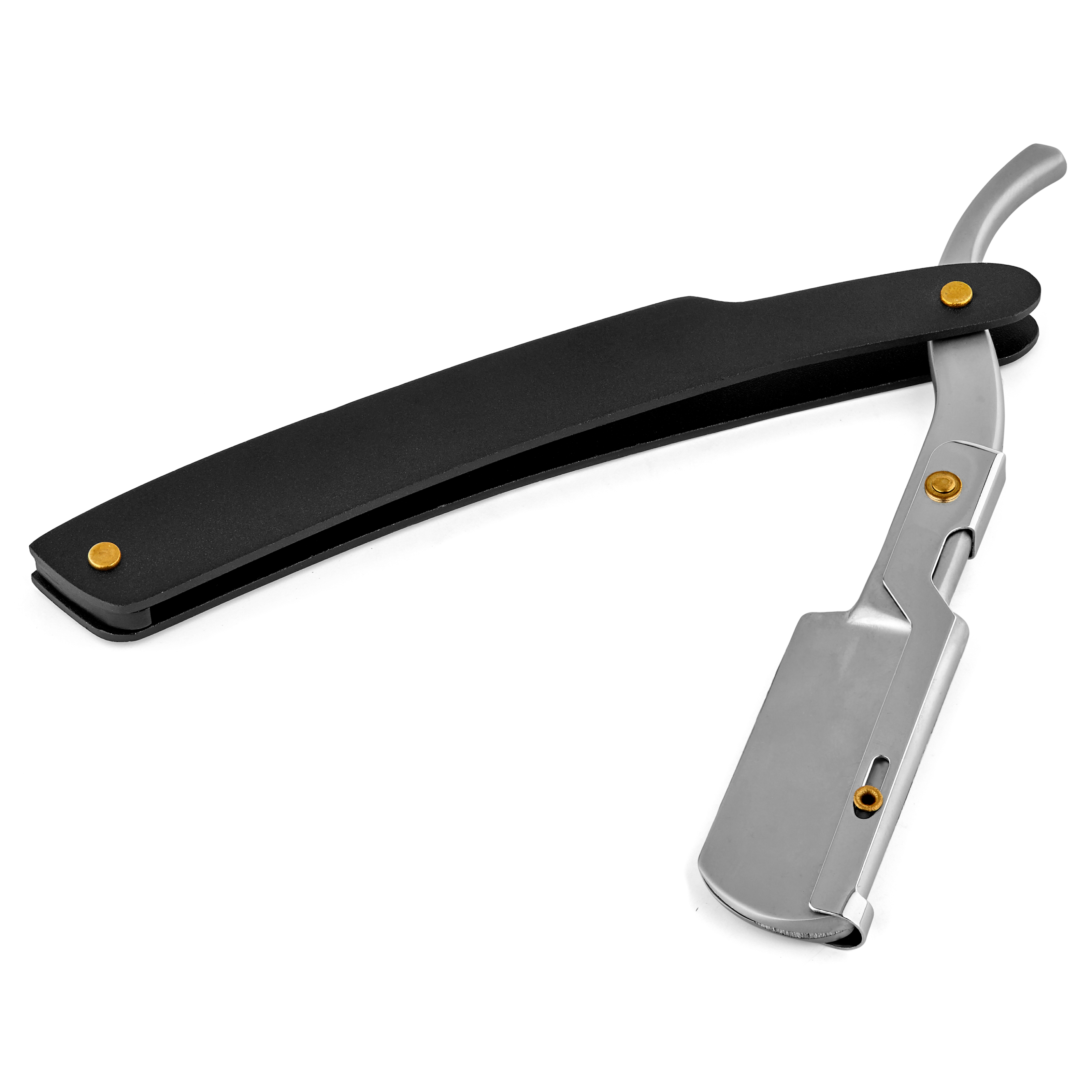 Rasoir droit à manche à motif hyéroglyphique pour lames jetables  - 4