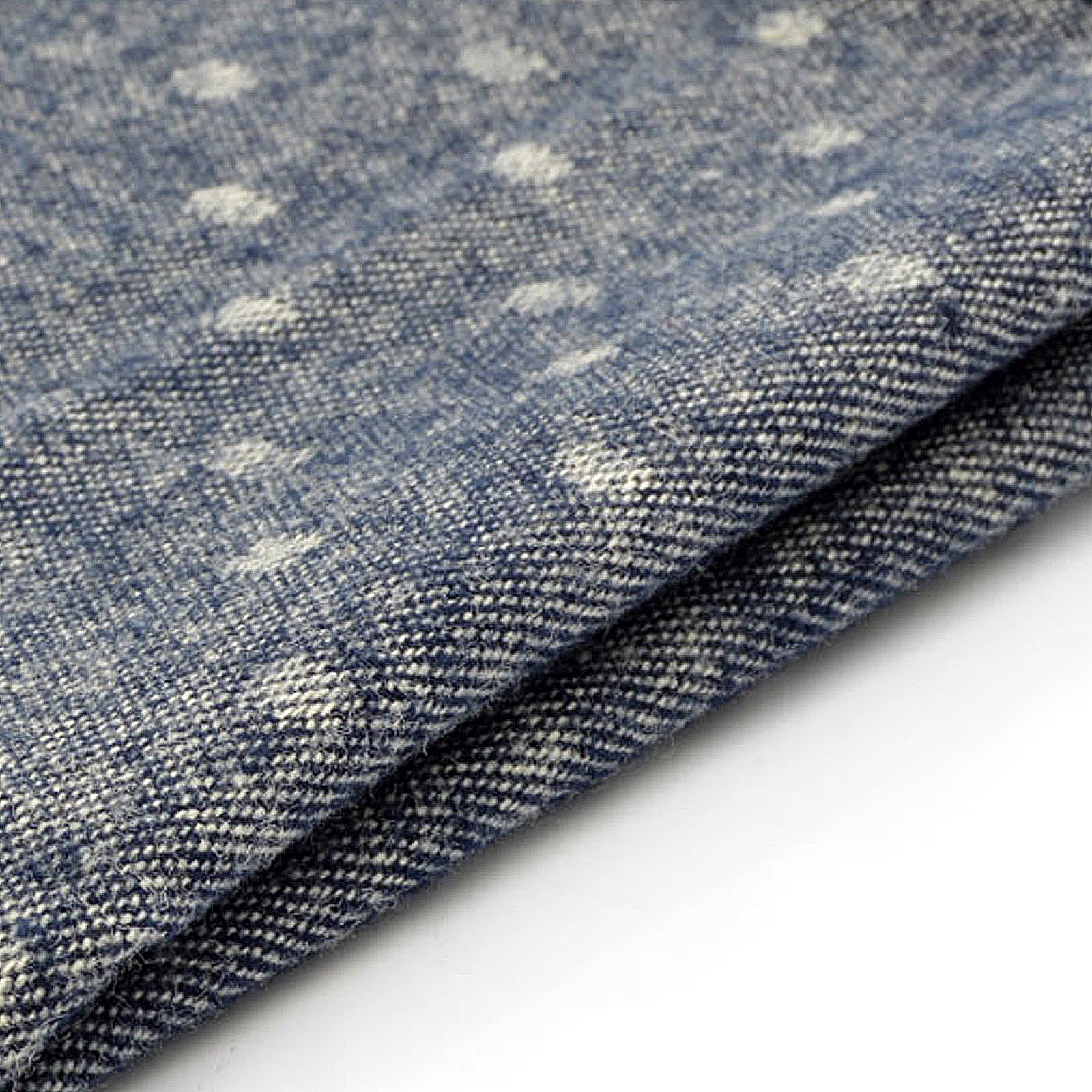 Mattblaues Einstecktuch - 2