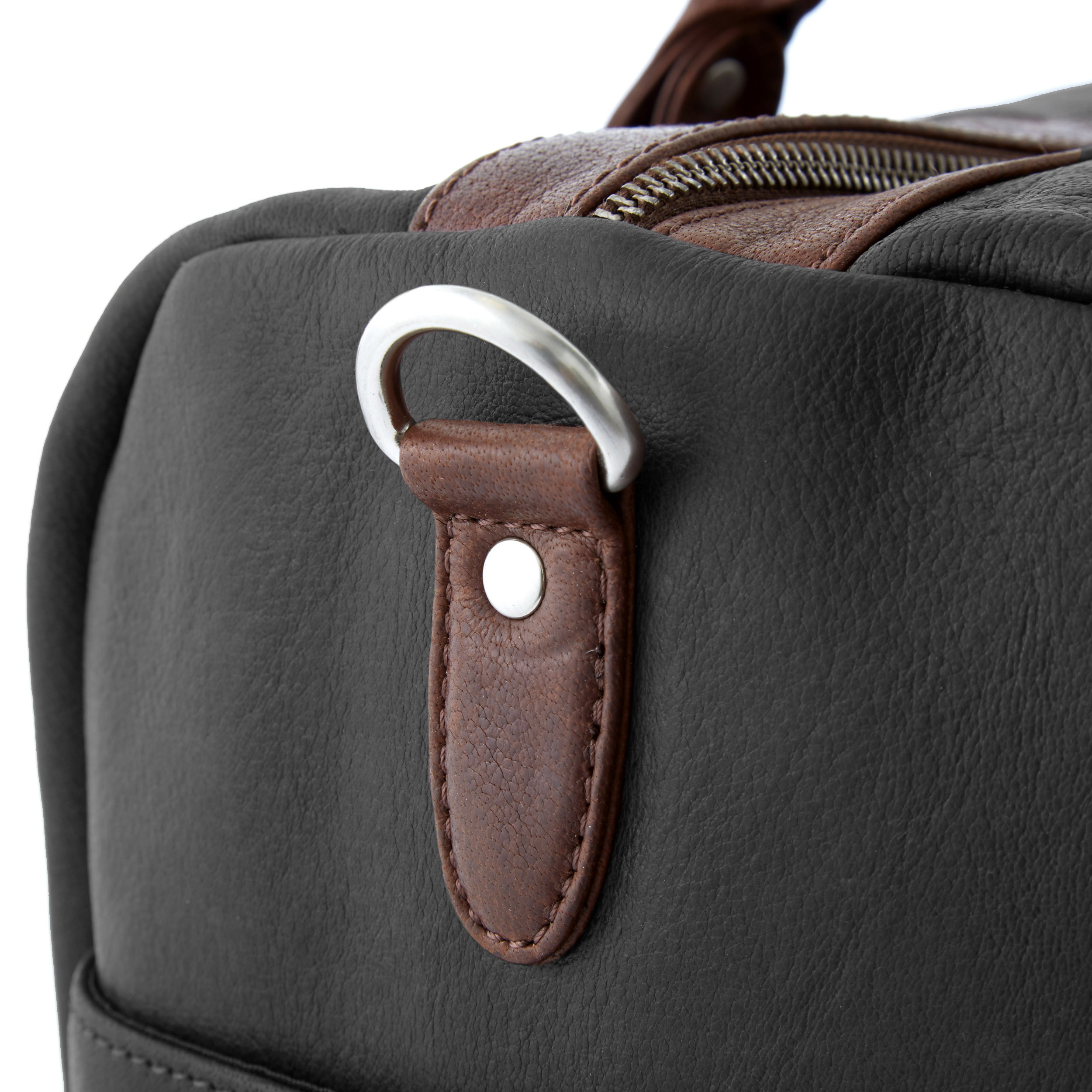 Μαύρη & Καφέ Τσάντα Duffel California - 5