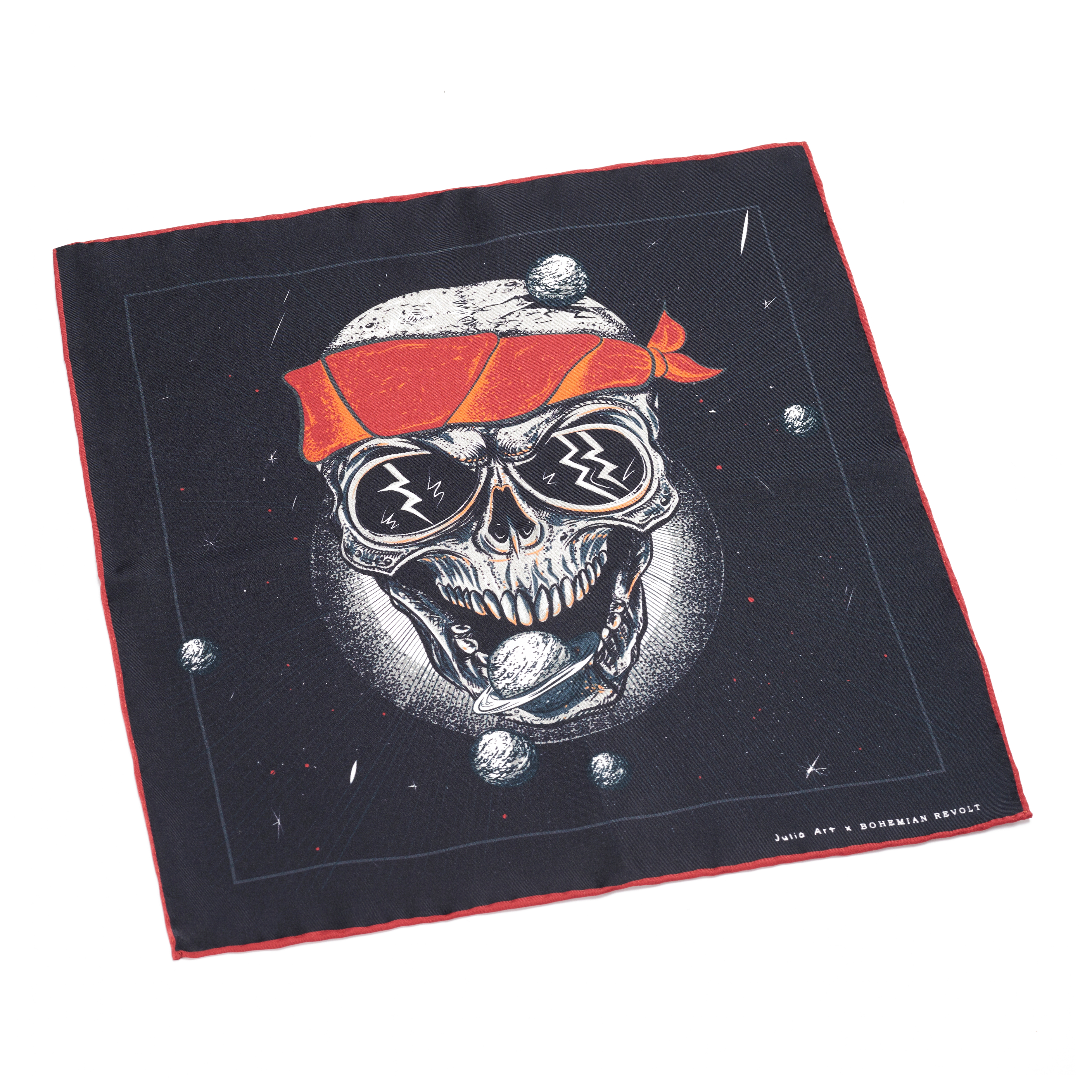 Space Devil New Age Pocket Square  - 2