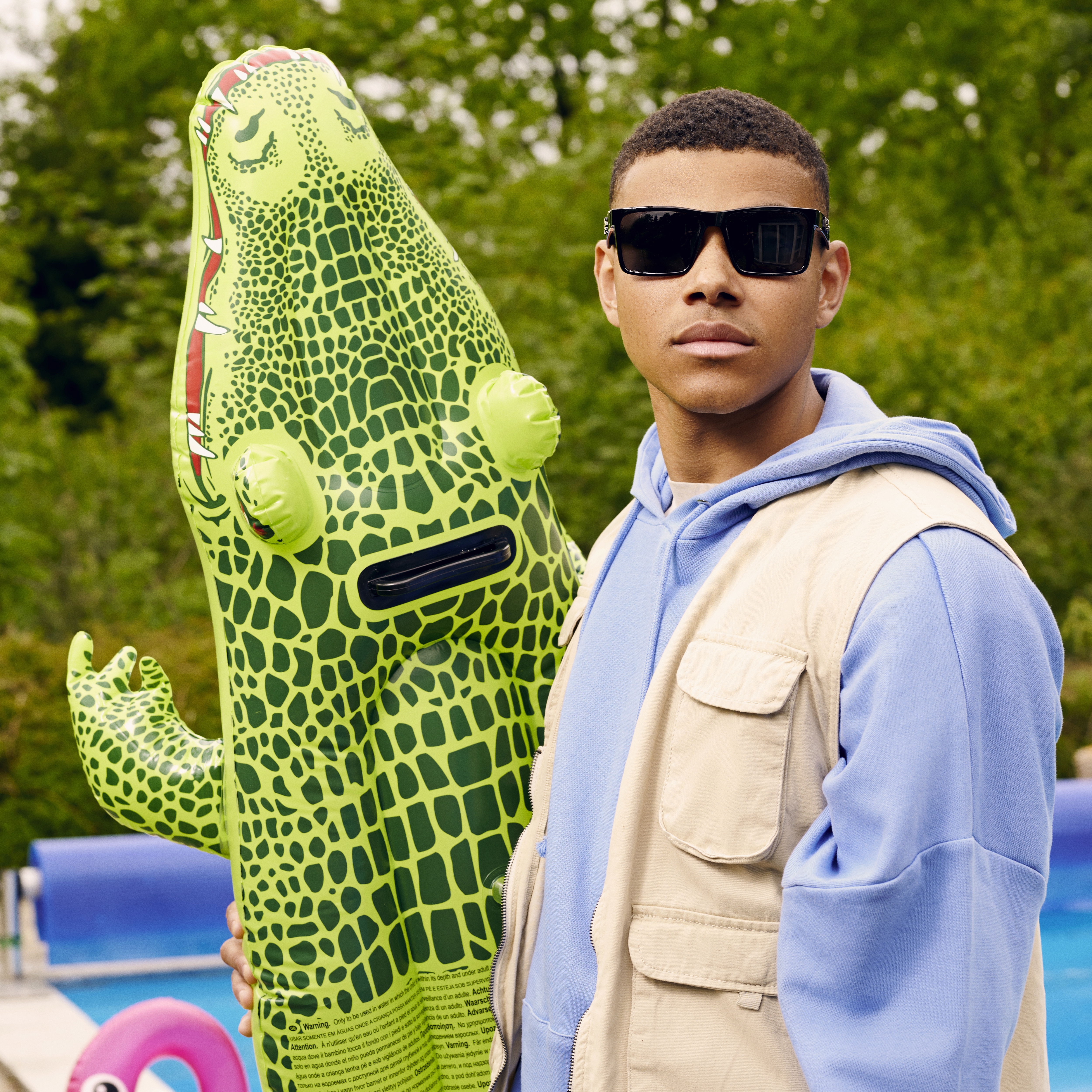 Maurice Verge Black & Grey Polarised Sunglasses - 3