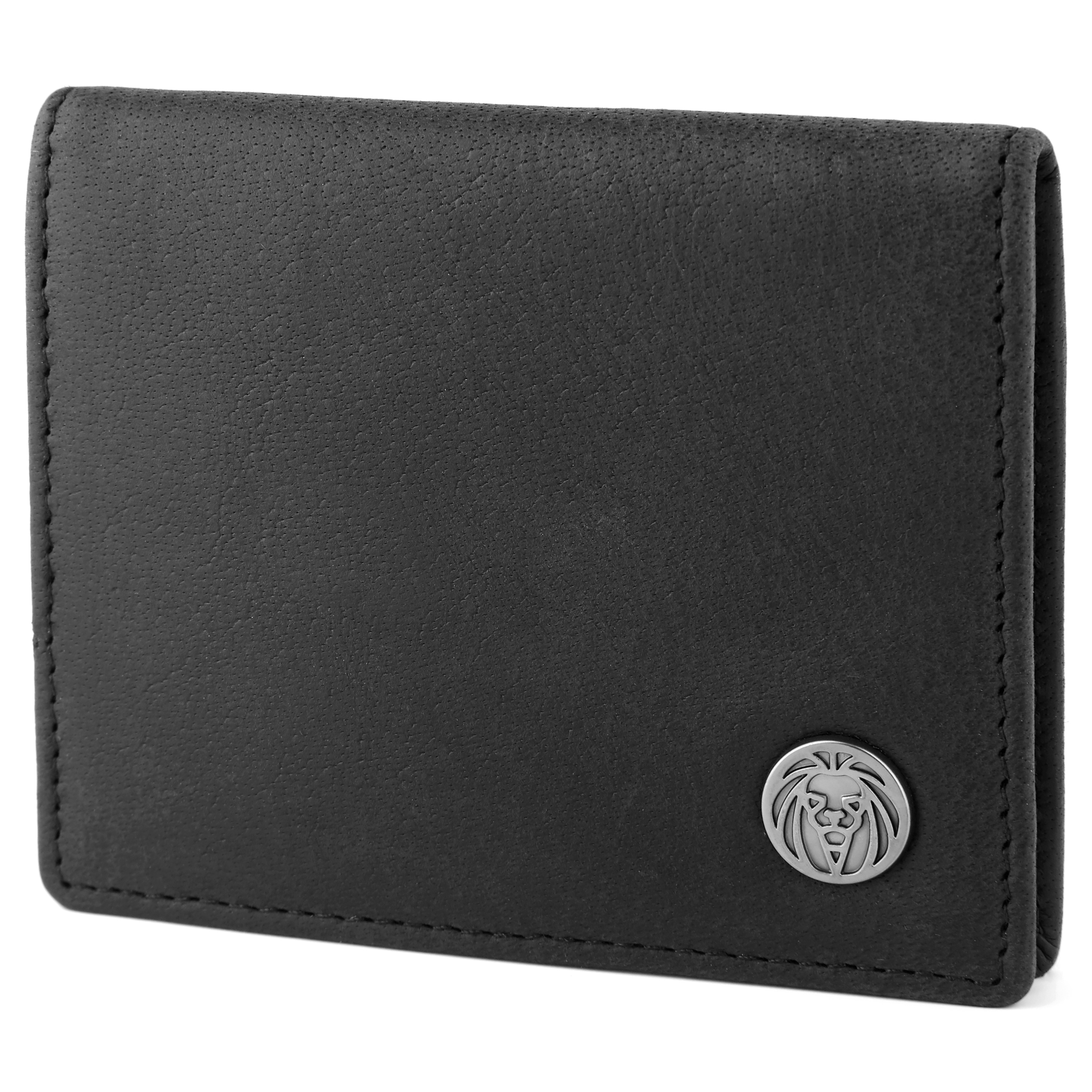 Oxford Zwart Lederen Kaarthouder - 1