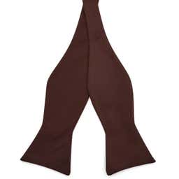 Dark Brown Basic Self-Tie Bow Tie
