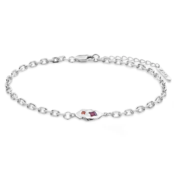Hidden Gem | Inferno armband i 925 sterlingsilver Hidden Gem | Inferno armband i 925 sterlingsilver