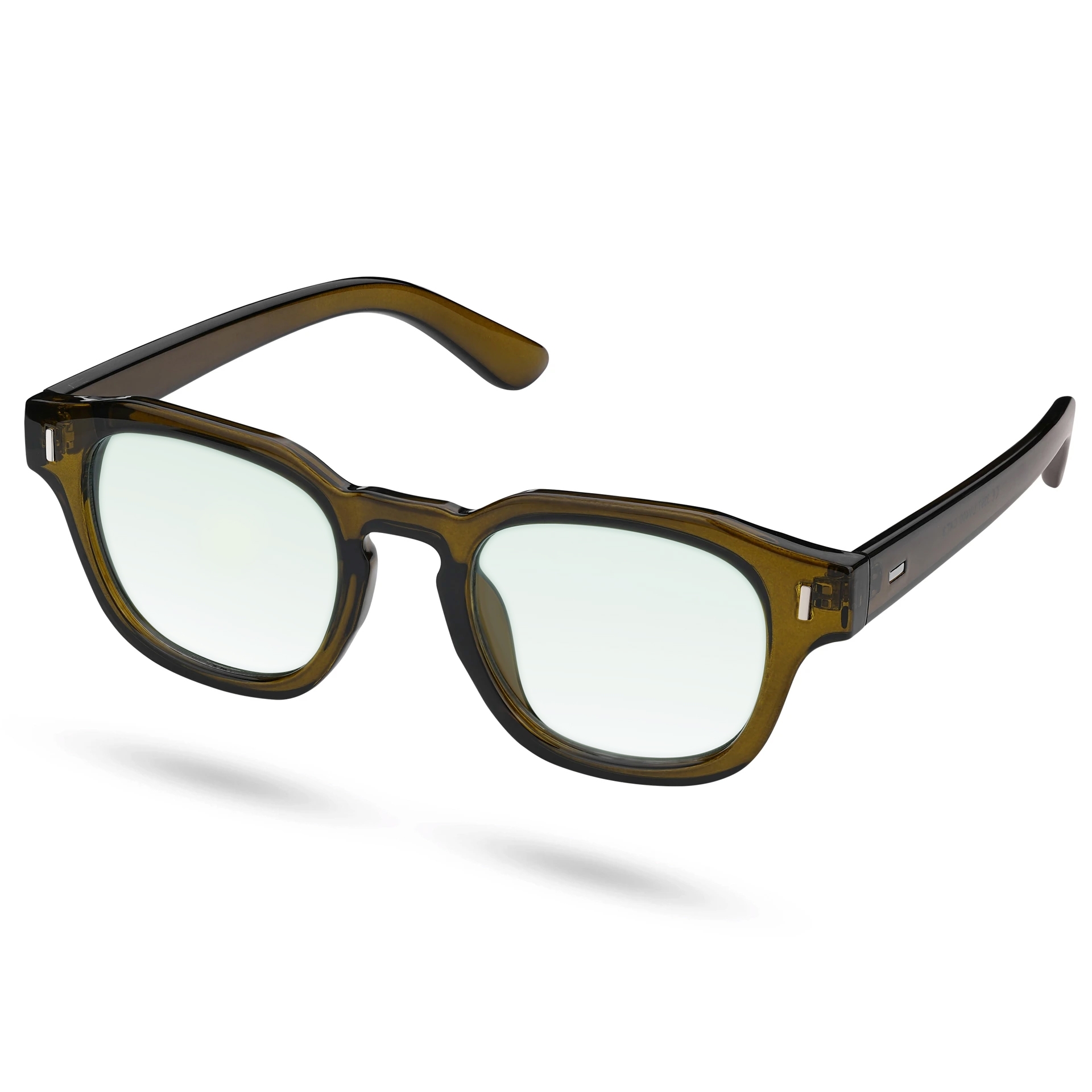 Barna grádiens geometriai szarukeretes napszemüveg - 2