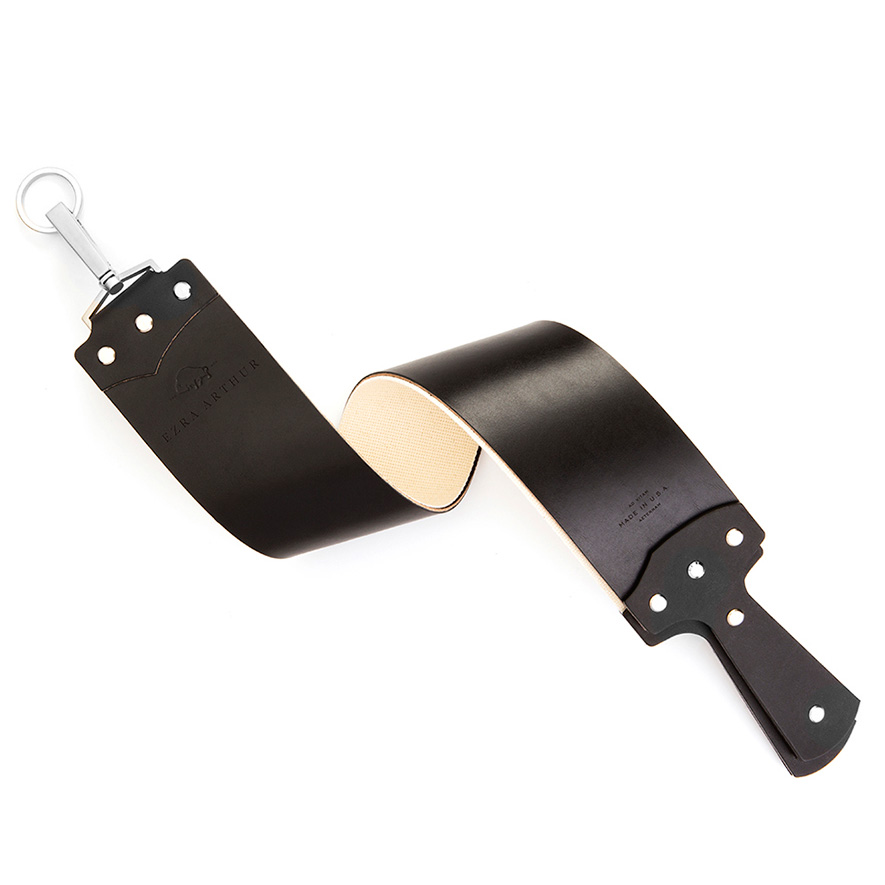 Black English Bridle Razor Strop - 1