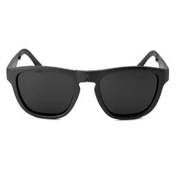 Gafas de sol polarizadas plegables negras Thea Winslow