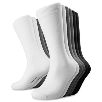 Sokkenbundel | Bundel met 6 Paar Monochrome Sokken Sokkenbundel | Bundel met 6 Paar Monochrome Sokken
