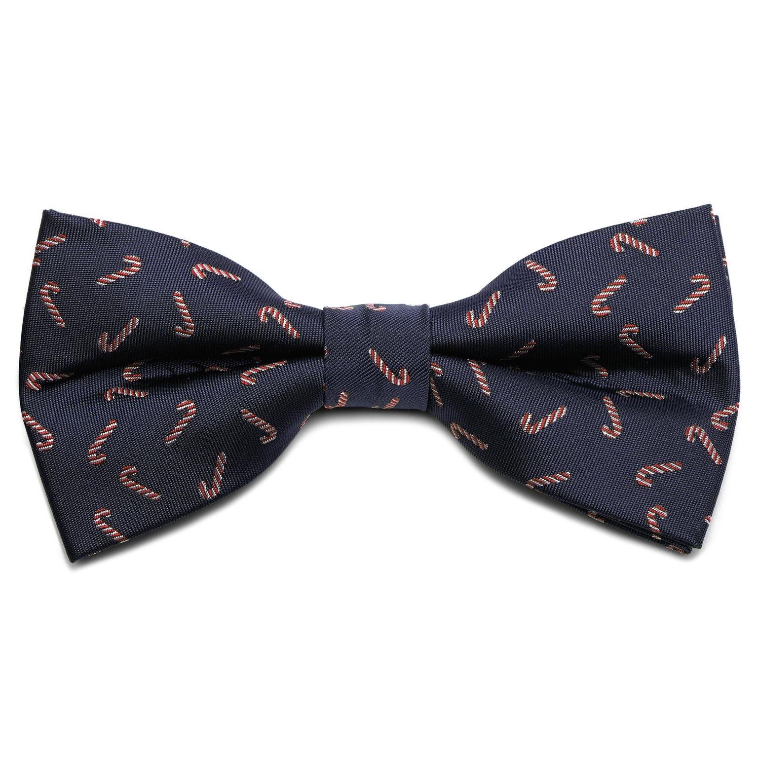 Navy Candy Cane Fliege Weihnachten Navy Candy Cane Fliege Weihnachten