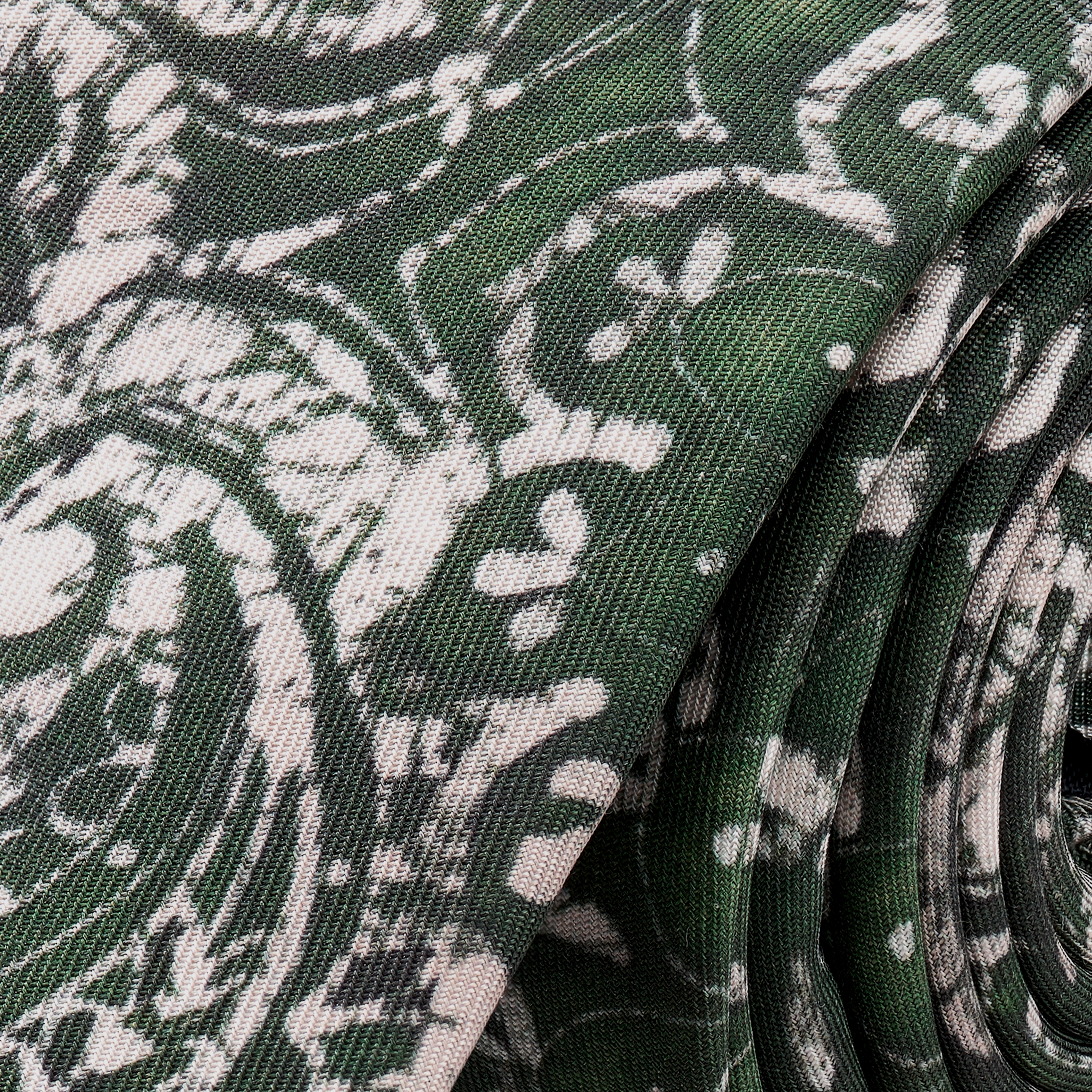 Virtuo | 6 cm Dark Green Paisley Silk Necktie - 2