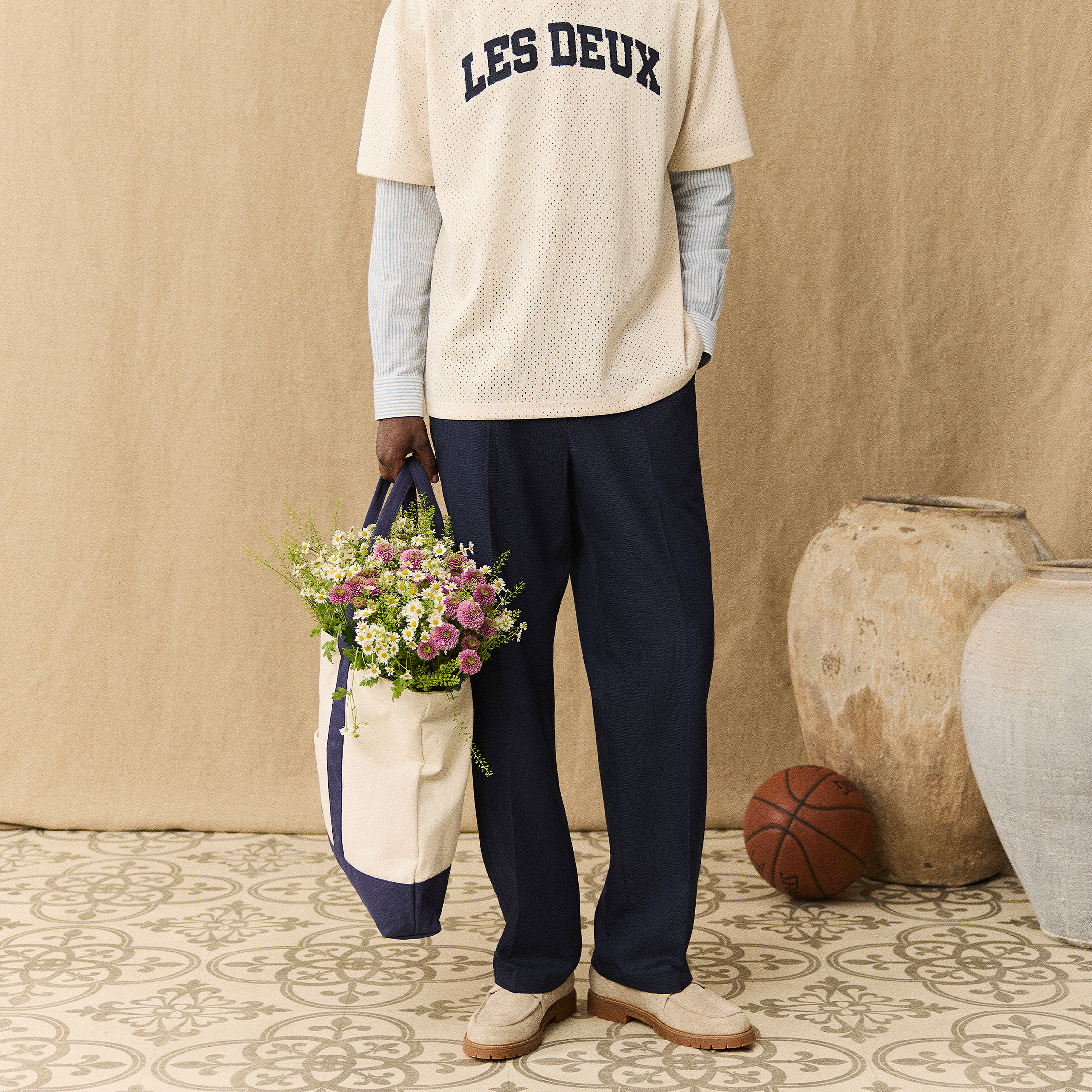 Les Deux | Elfenbeinfarbene Timon-Tragetasche - 3