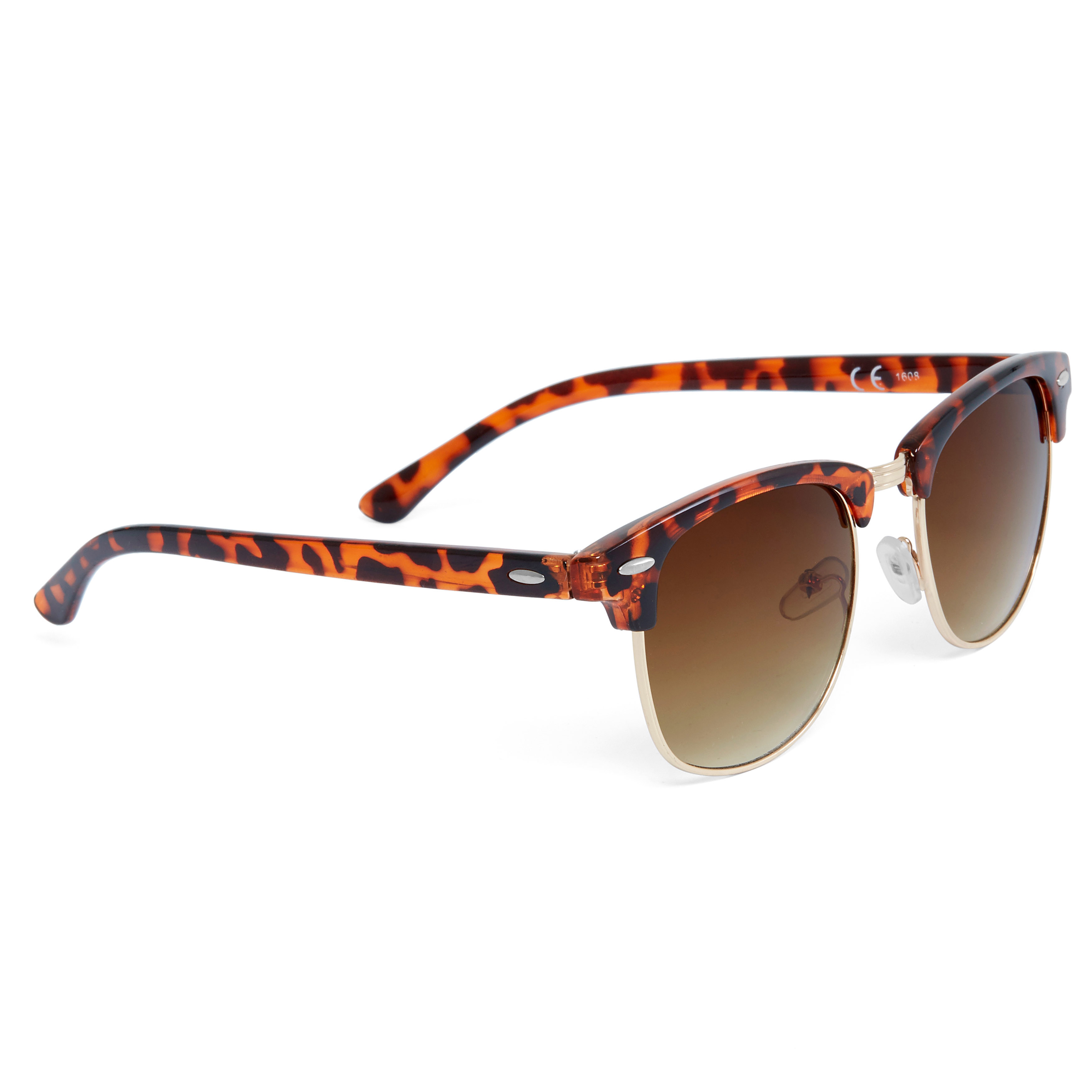 Schildplatt Sonnenbrille Mit Brauner Verlaufstönung - 3