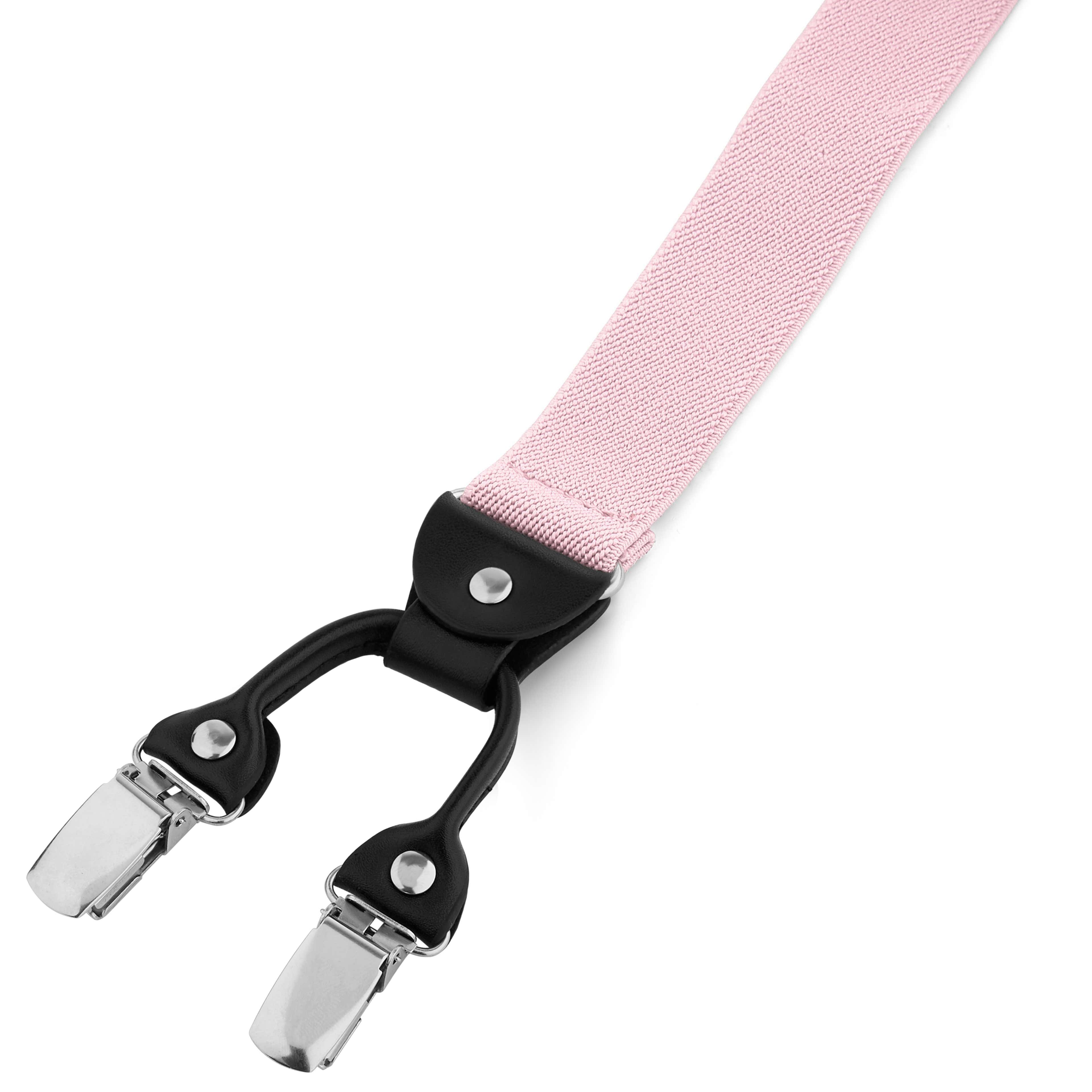 Slim Pink Clip-On Braces - 2 - gallery