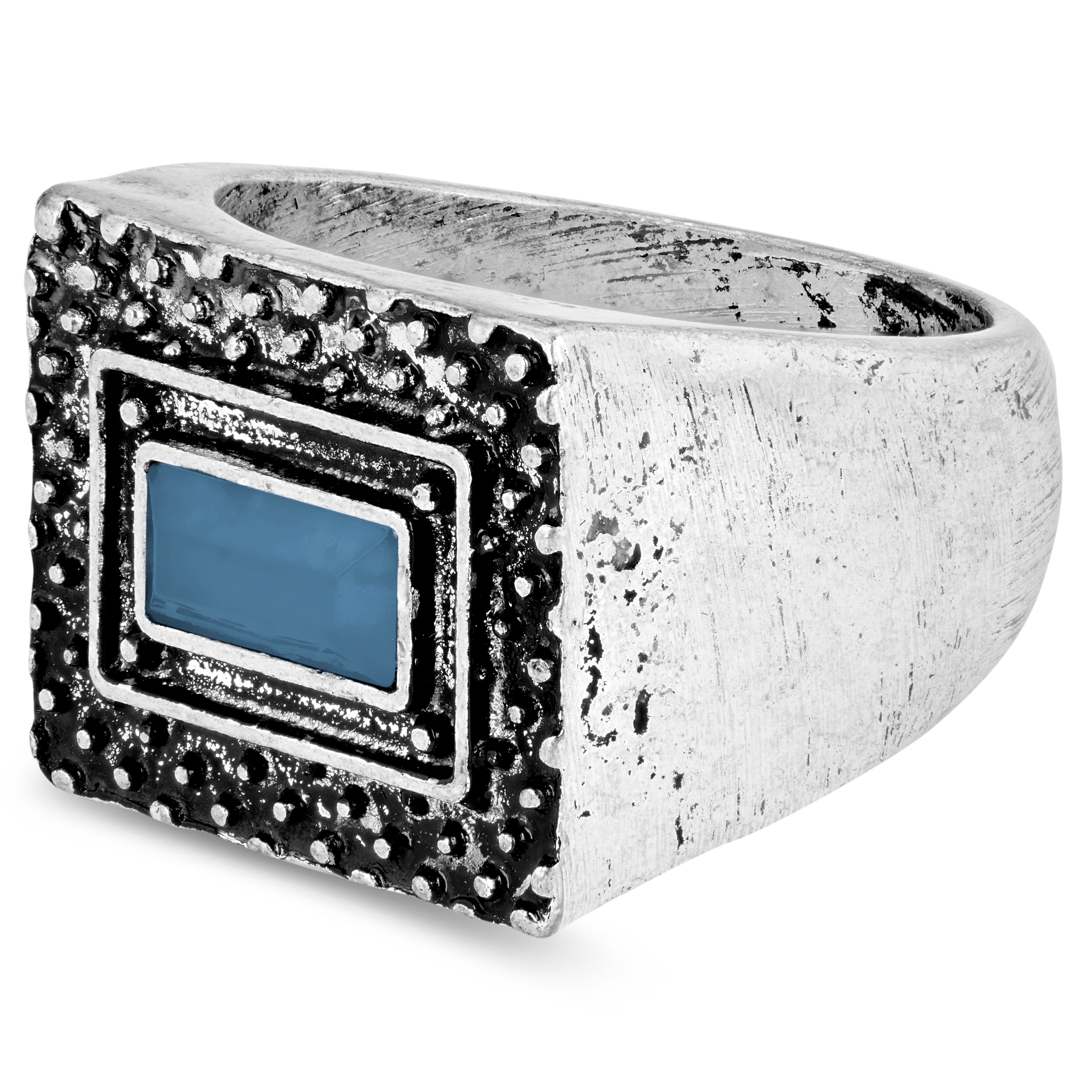 Blauwe Manuel Ring - 1