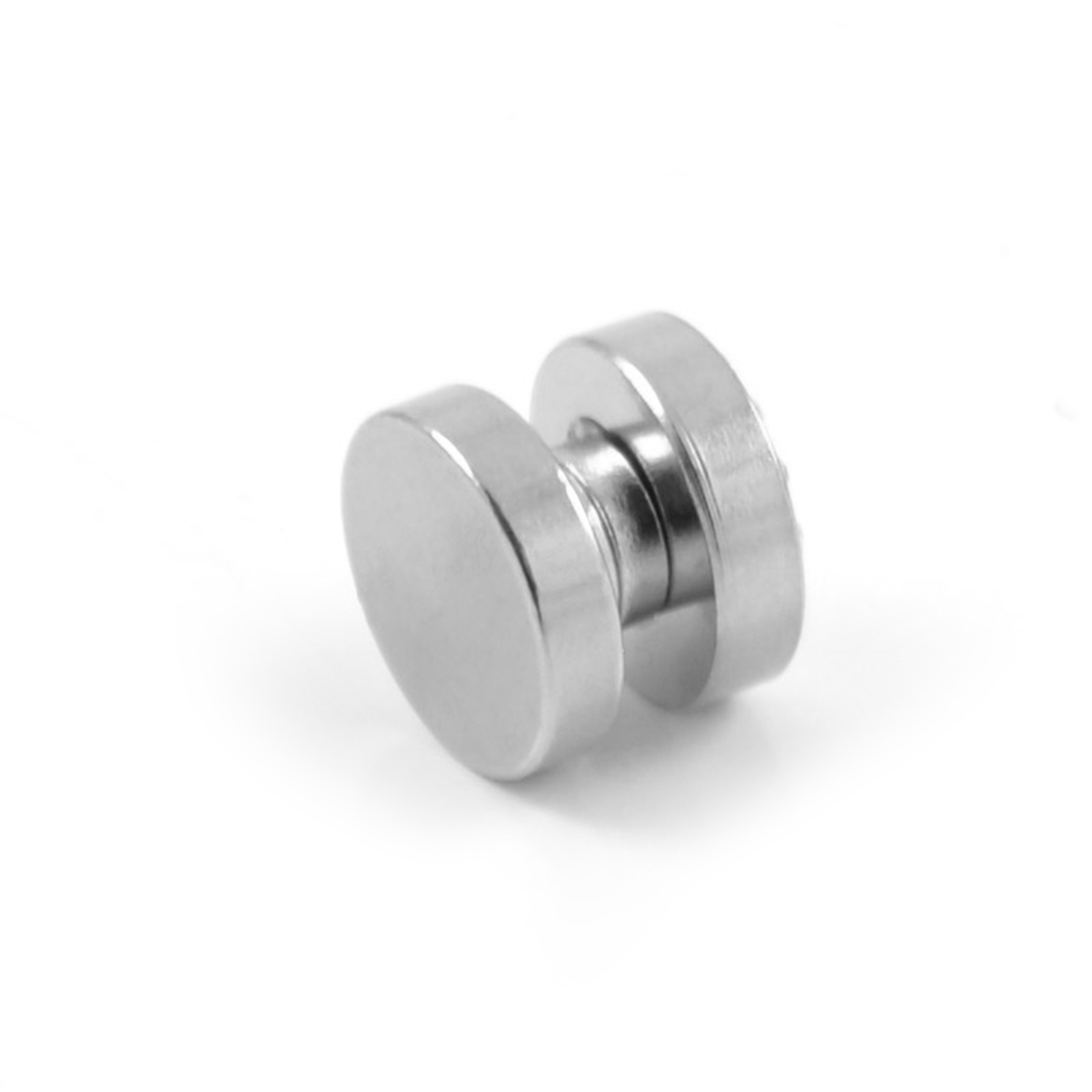 10mm Zircon Magnetic Stud Earring - 2