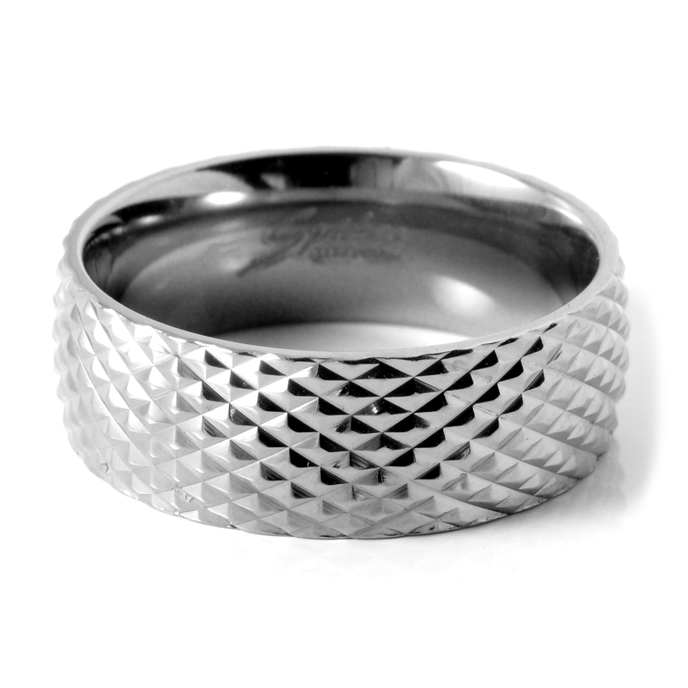 Slangenhuid Titanium Ring  - 2