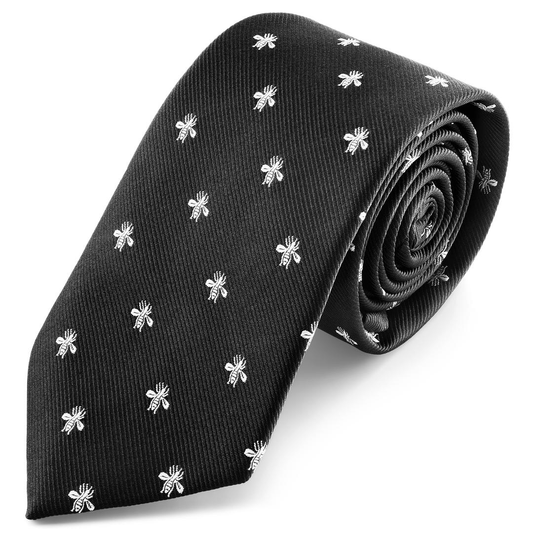 Cravatta Slim Nera E Bianca Seta Cravattino Optical Bianco Nero 5 Made Cravatta Slim Nera E Bianca Seta Cravattino Optical Bianco Nero 5 Made