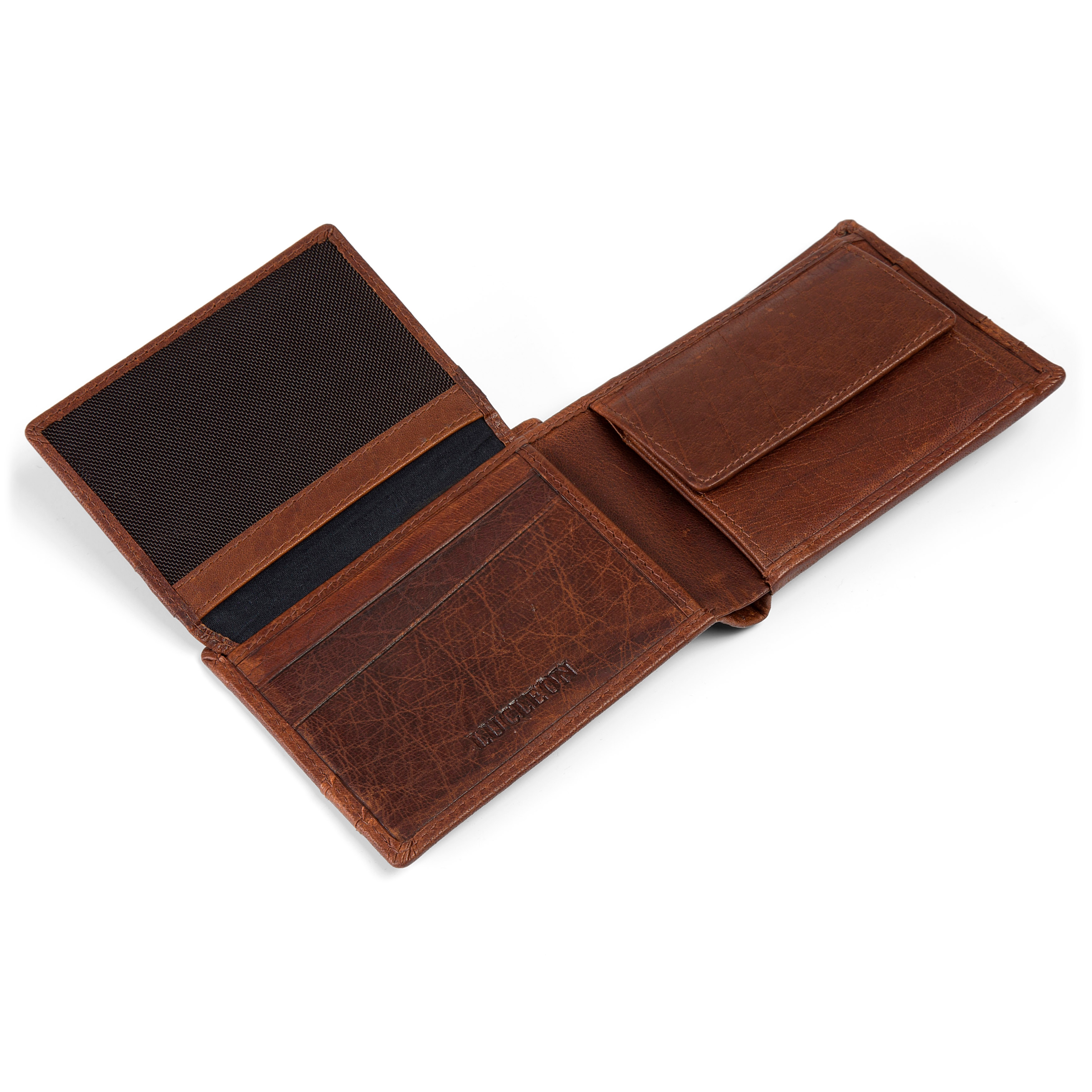 Montreal Bifold Tan RFID Leather Wallet - 6