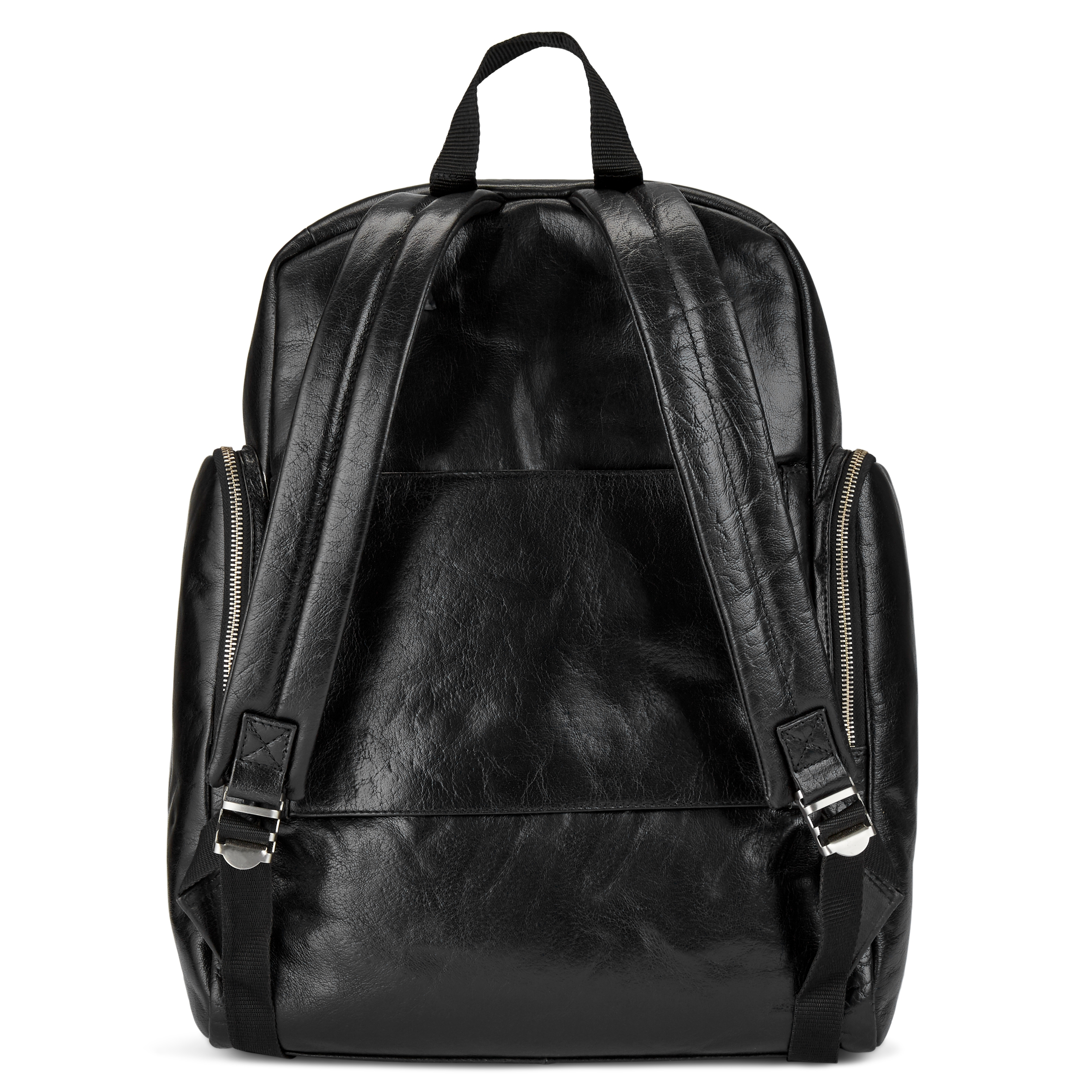 Sac à dos California en cuir noir  - 5